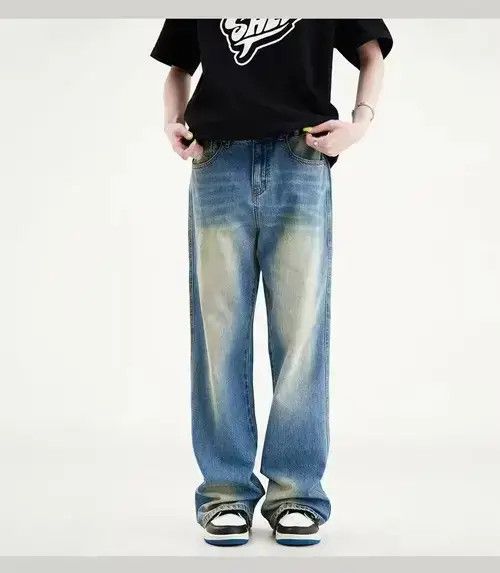 Jean fade skate distressed baggy jeans Size US 32 / EU 48 - 4 Thumbnail