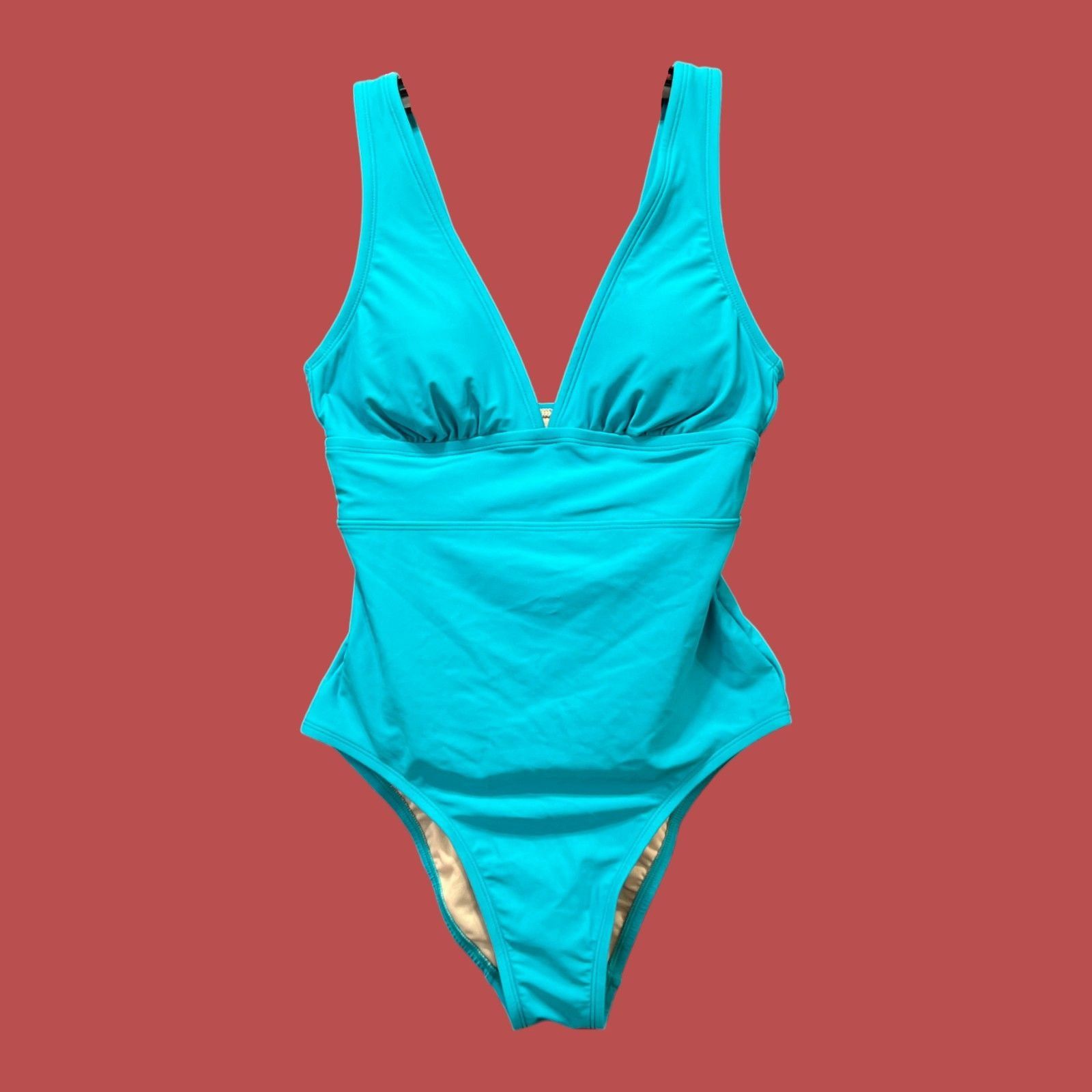 Other Kona Sol-Women's Medium Coverage Wide Shoulder V-Neck One Pi Size ONE SIZE - 3 Thumbnail