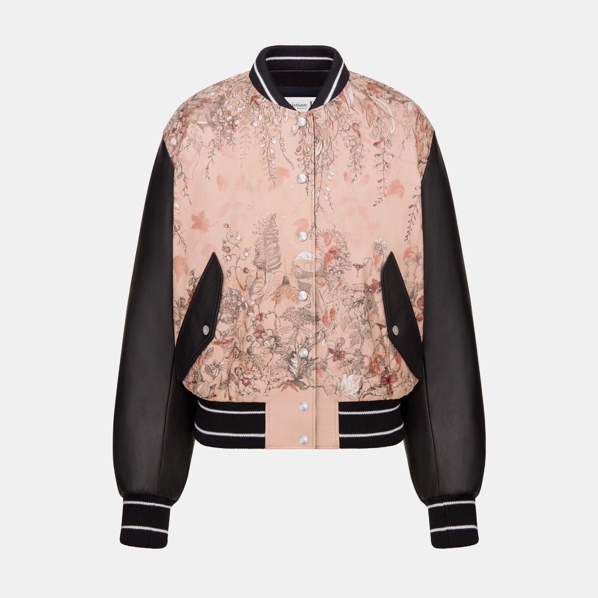 image of Dior O1Bcso1Str0524 Coat In Pink & Black in Pink/Black, Women's (Size Large)