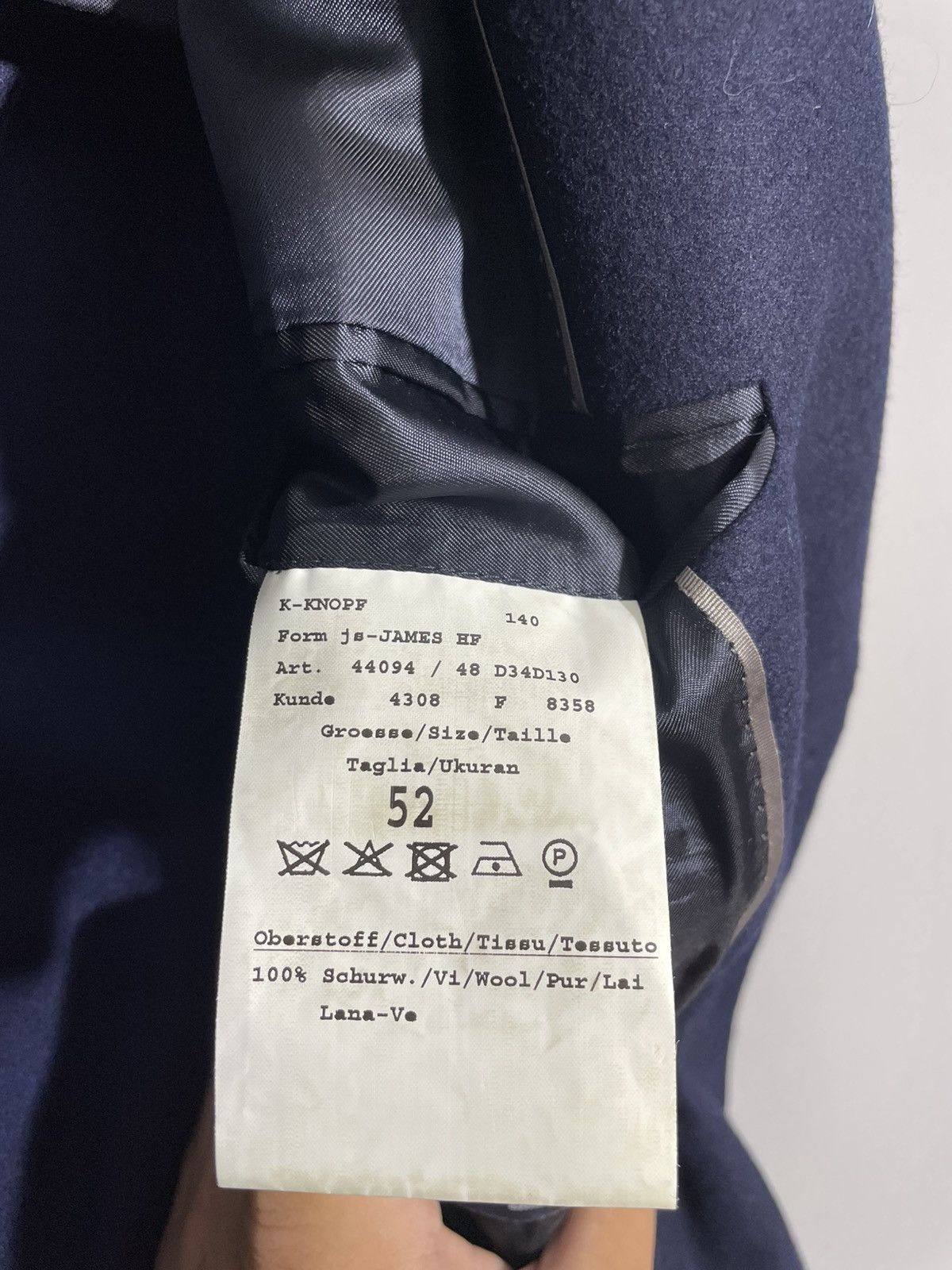 Other Eduard Dressler Loro Piana ING New Zeland Wool blazer Size 52R - 9 Thumbnail