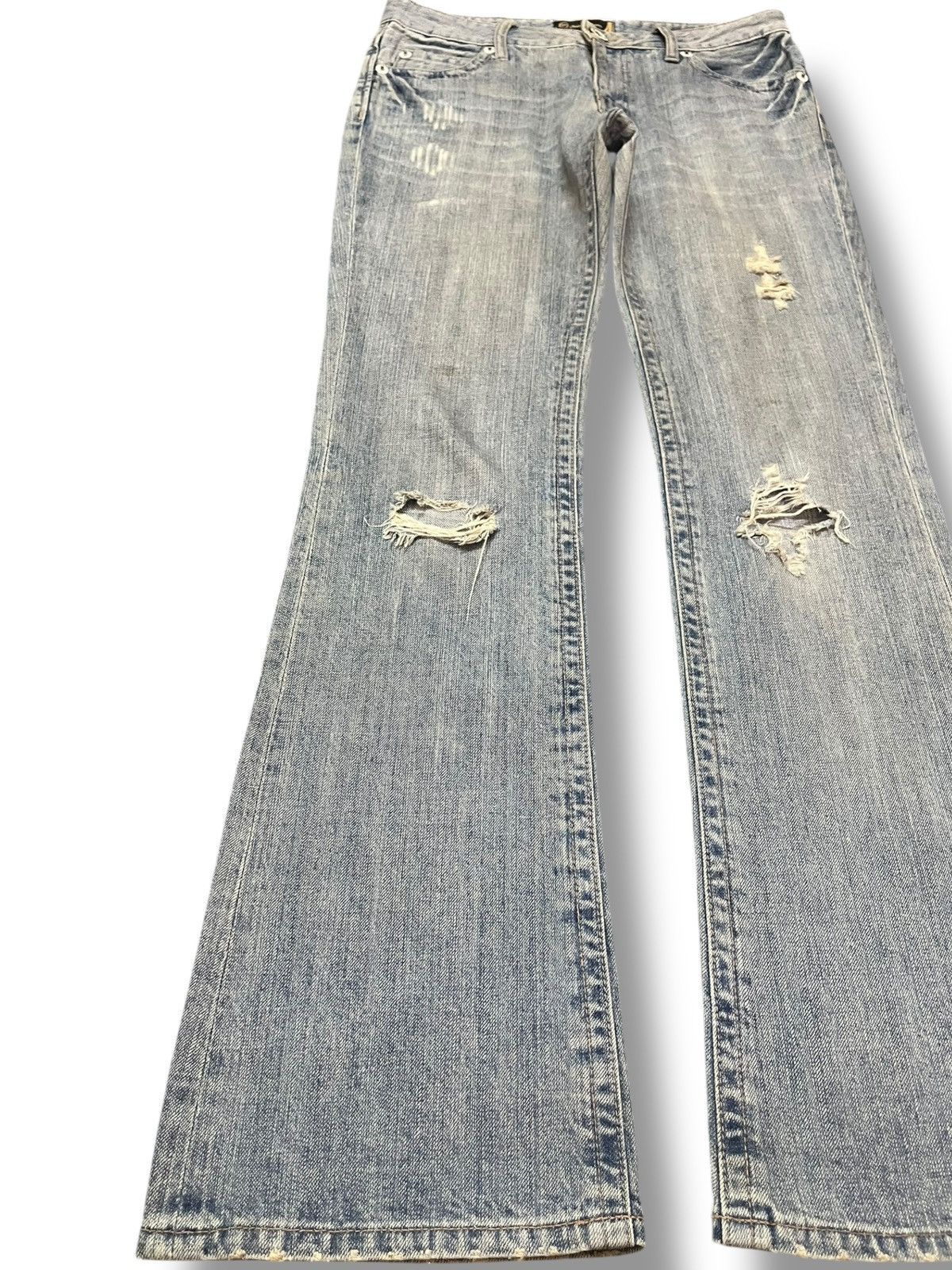 Hysteric Glamour Vintage Oririn Flare Bootcut Faded Distressed Denim Size US 30 / EU 46 - 3 Thumbnail