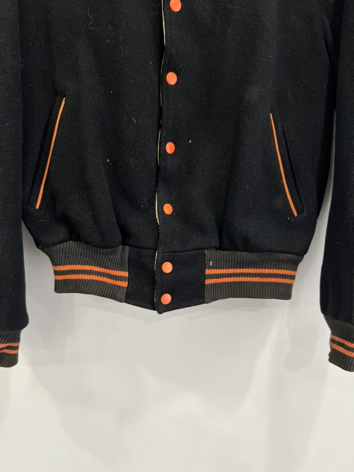 Vintage Vintage 1950s 60s Letterman Varsity Blank Wool Jacket sz 36 Size US S / EU 44-46 / 1 - 5 Thumbnail