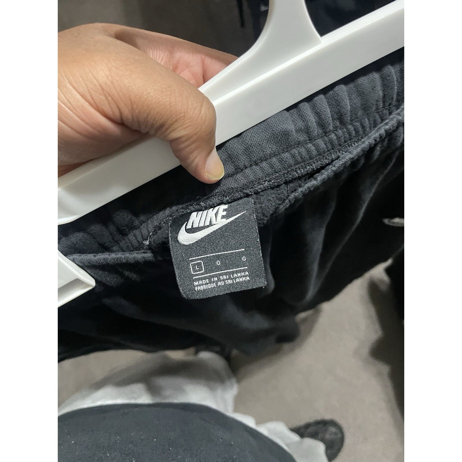 Nike Size Large- Nike Pants Men’s Straight Black Sweatpants Size US 41 - 3 Thumbnail