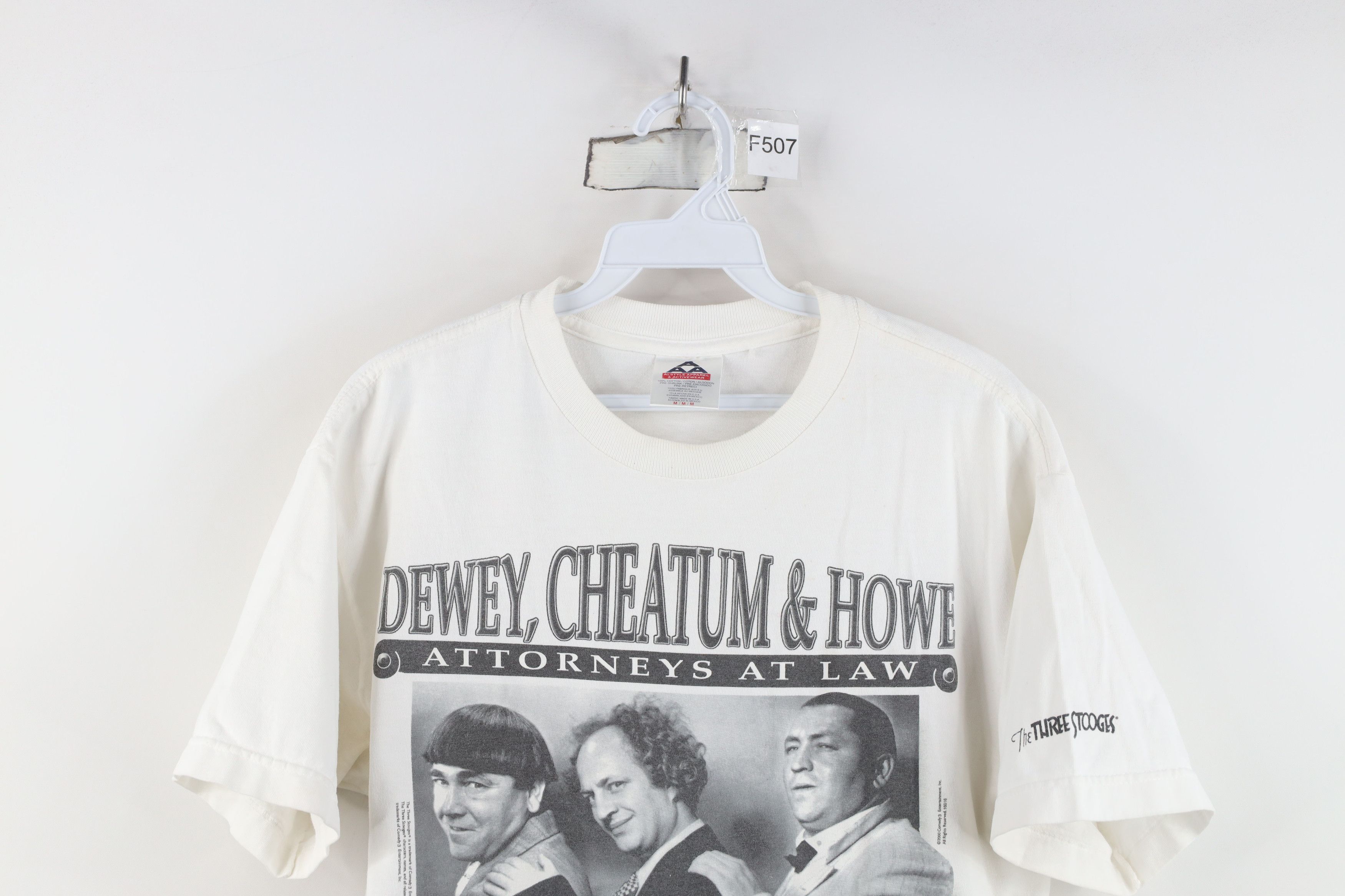 Vintage Vintage Y2K 2000 The Three Stooges Attorneys At Law T-Shirt Size US M / EU 48-50 / 2 - 2 Thumbnail