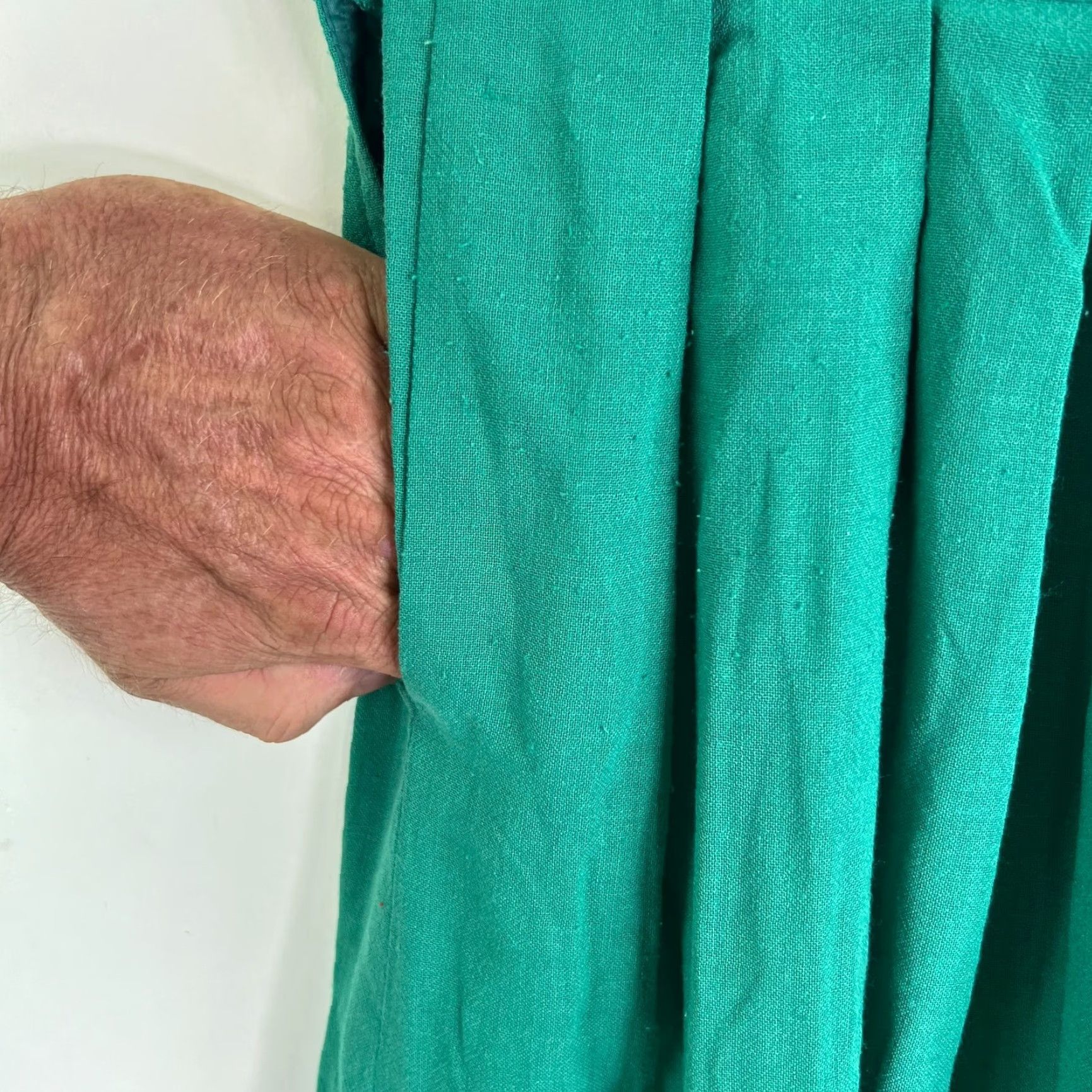 Vintage VINTAGE Prophecy Pleated Skirt Women 4P Long Green Pockets 80s Retro Womens Size 27" / US 4 / IT 40 - 3 Thumbnail