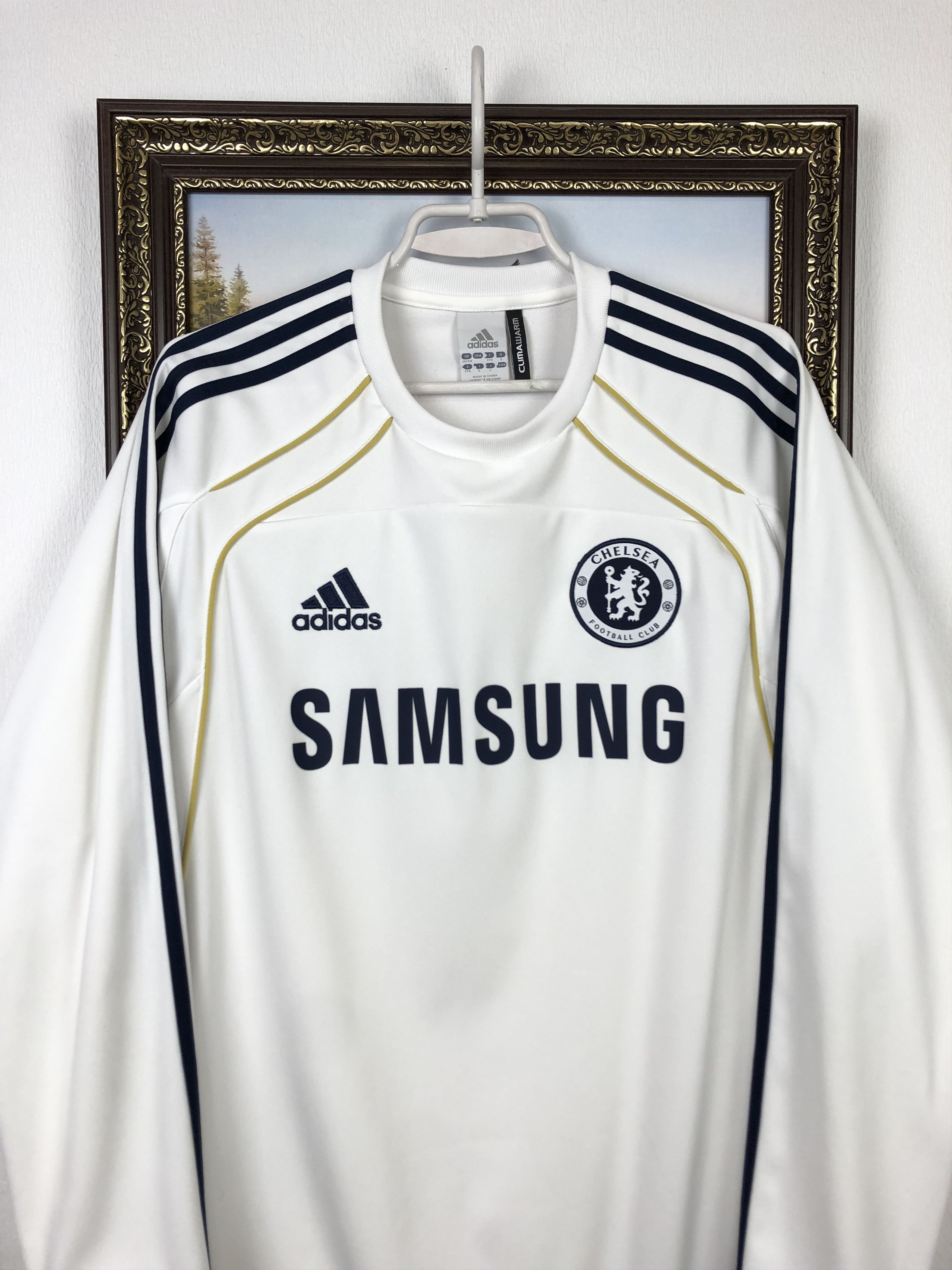 Adidas Vintage Adidas Chelsea Football Sweatshirt Soccer Crewneck Size US M / EU 48-50 / 2 - 2 Thumbnail