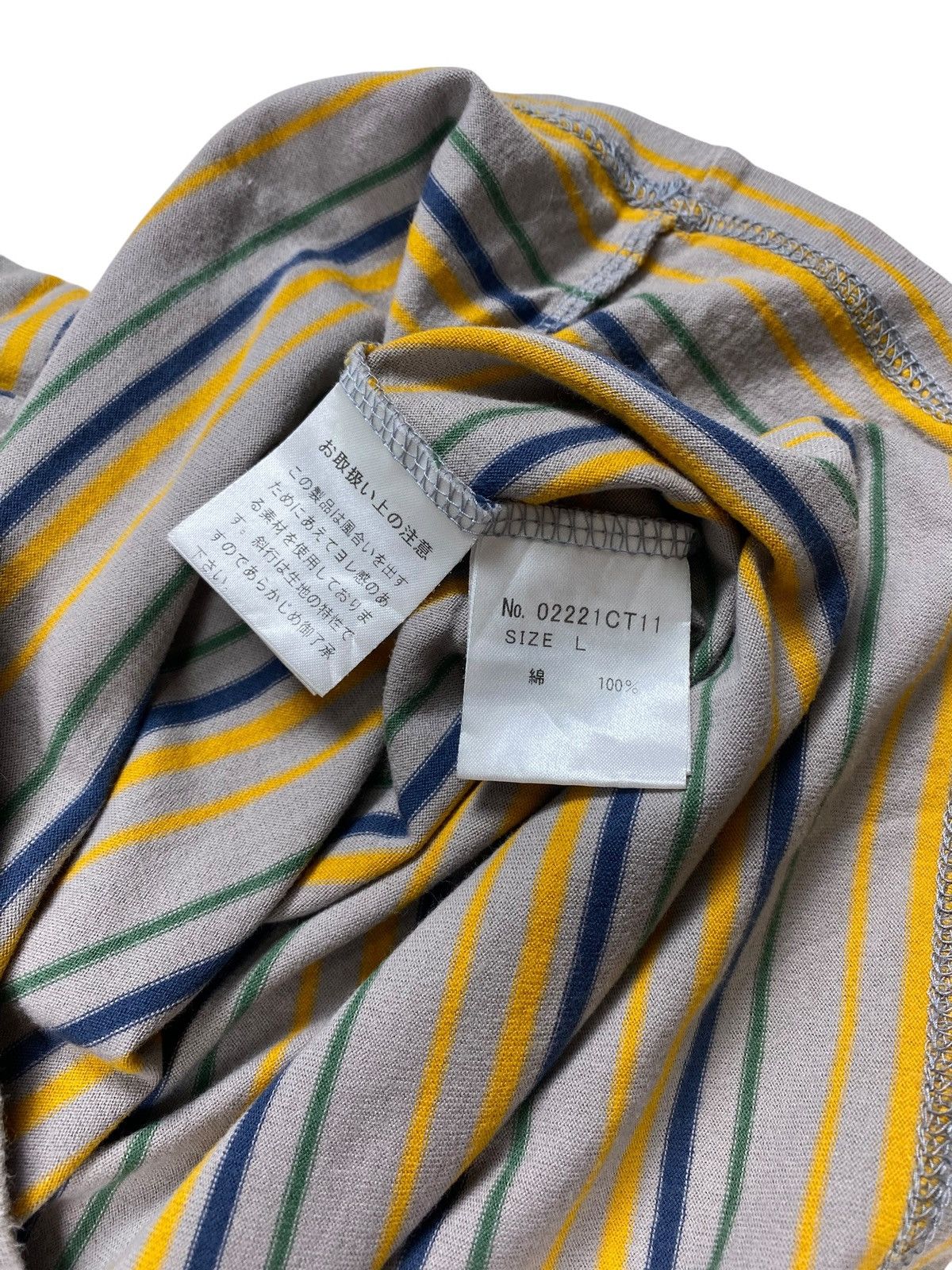 Hysteric Glamour Hysteric Glamour Striped Tee Size US L / EU 52-54 / 3 - 5 Thumbnail