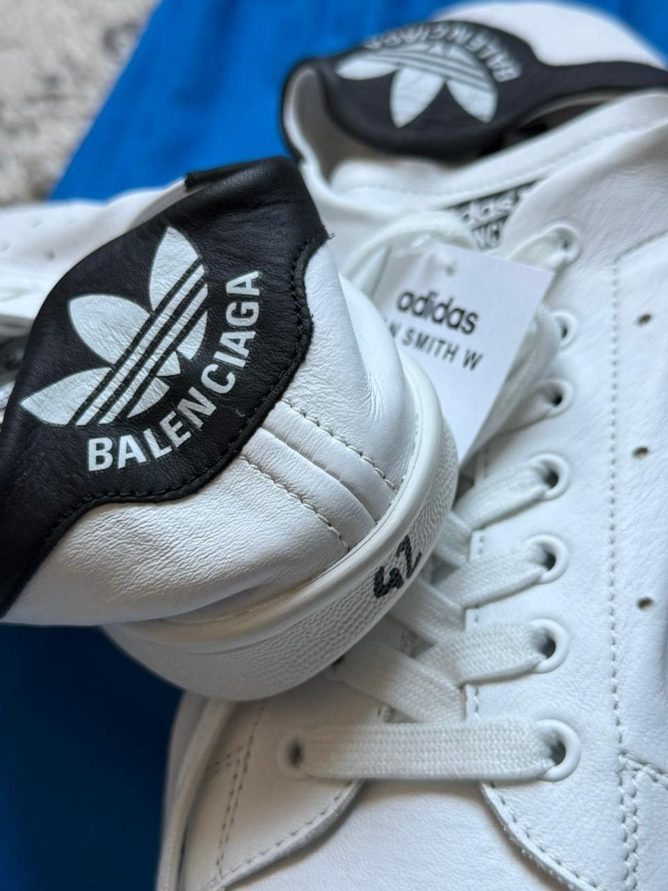 Balenciaga Balenciaga Adidas stan smith black Size US 9 / EU 42 - 5 Thumbnail