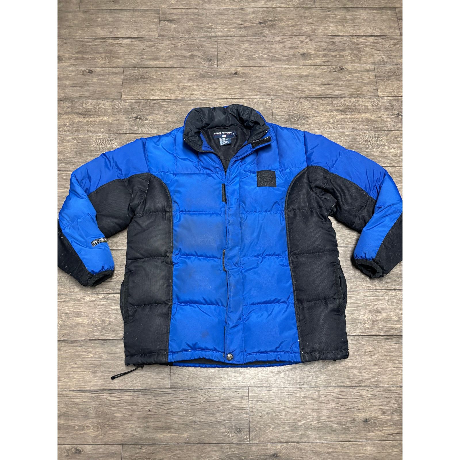 Polo Ralph Lauren × Vintage Vintage Polo Sport Ralph Lauren Puffer Jacket Sz M Blue 90s Size US M / EU 48-50 / 2 - 1 Thumbnail