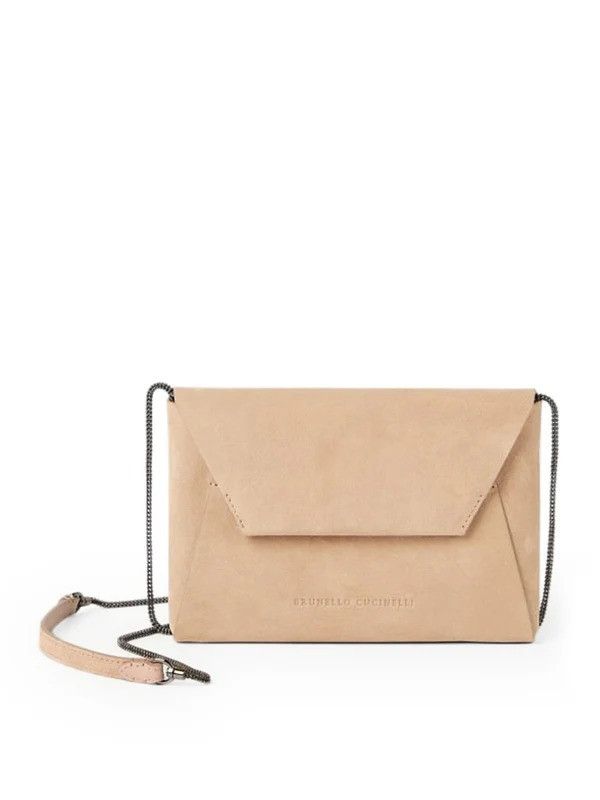 Brunello Cucinelli o1la1rc1a0326 Size: OS / Leather Shoulder Handle Bag Beige Size ONE SIZE - 1 Thumbnail