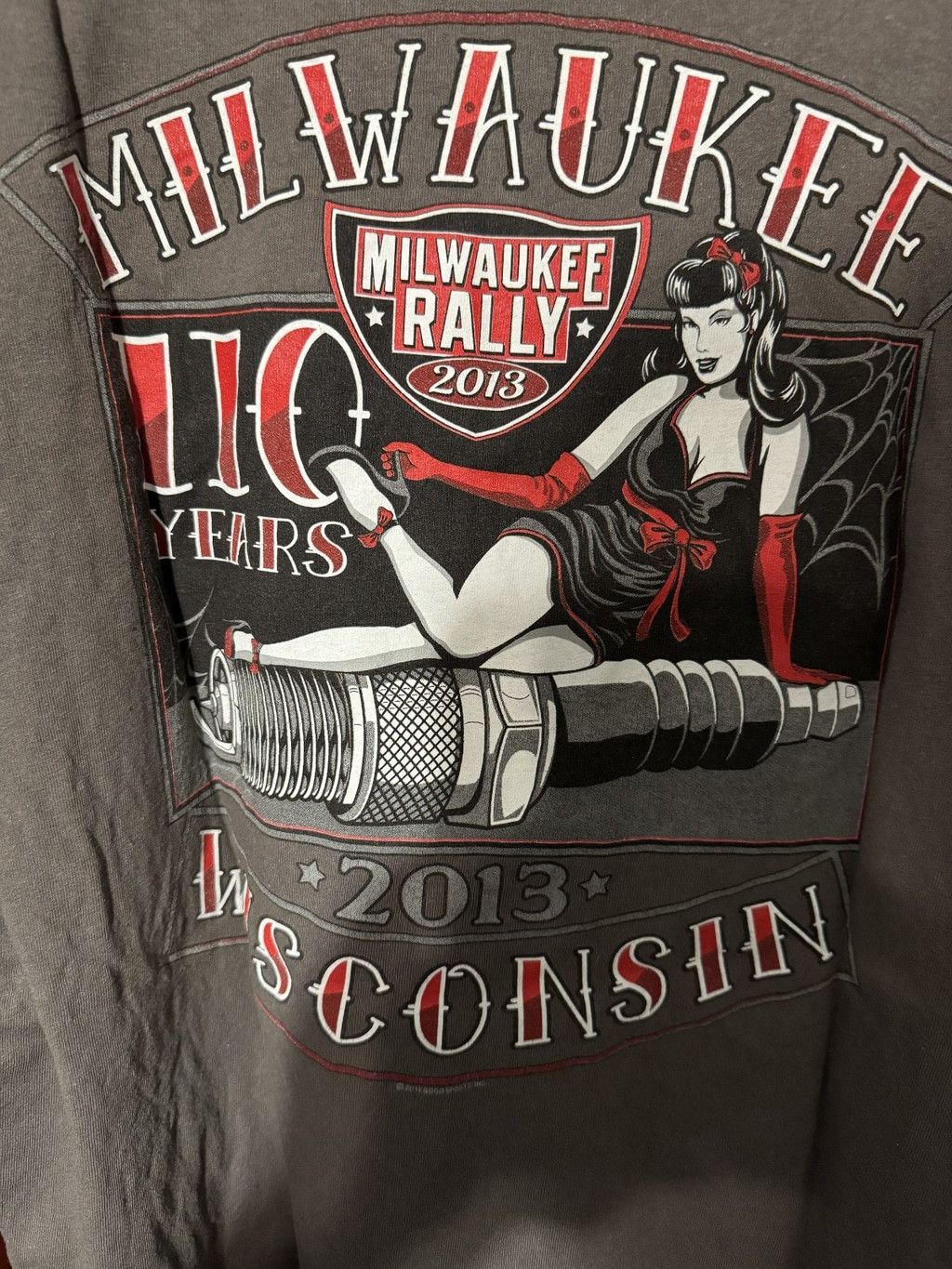 Harley Davidson Milwaukee Motorcycle Rally Harley-Davidson Vintage T Shirt M Size US XL / EU 56 / 4 - 4 Thumbnail