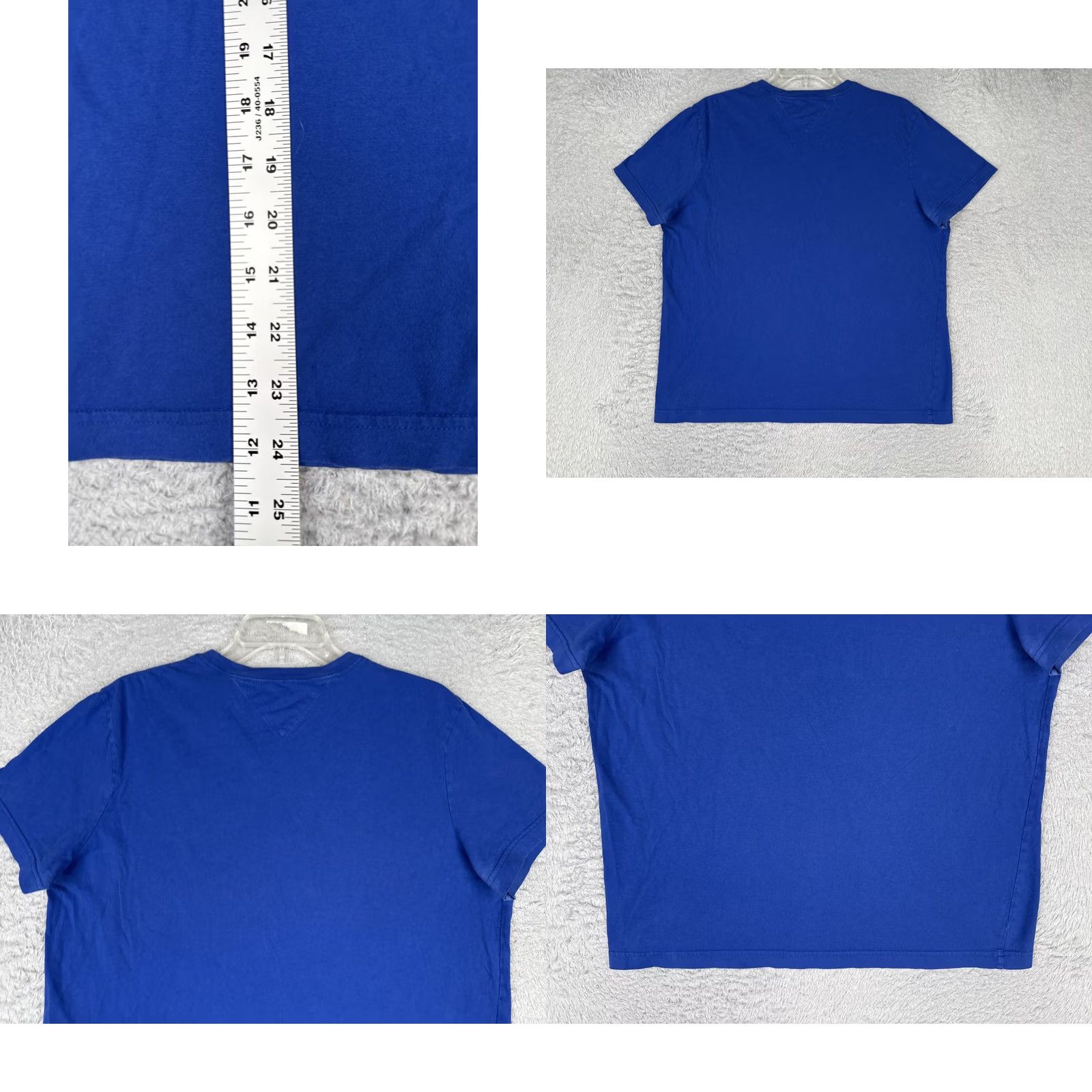 Tommy Hilfiger Tommy Hilfiger Shirt Mens M Blue Crew Neck Short Sleeve Logo Tagless Cotton T-Shirt Size US M / EU 48-50 / 2 - 9 Thumbnail