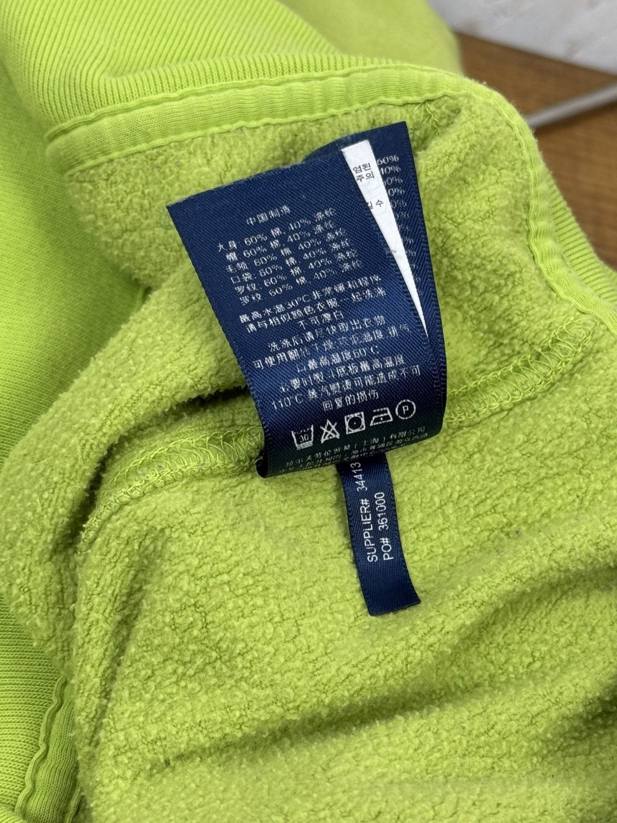 Polo Ralph Lauren Vintage Polo Ralph Lauren Big Pony Zip Hoodie Green S Size S / US 4 / IT 40 - 11 Thumbnail