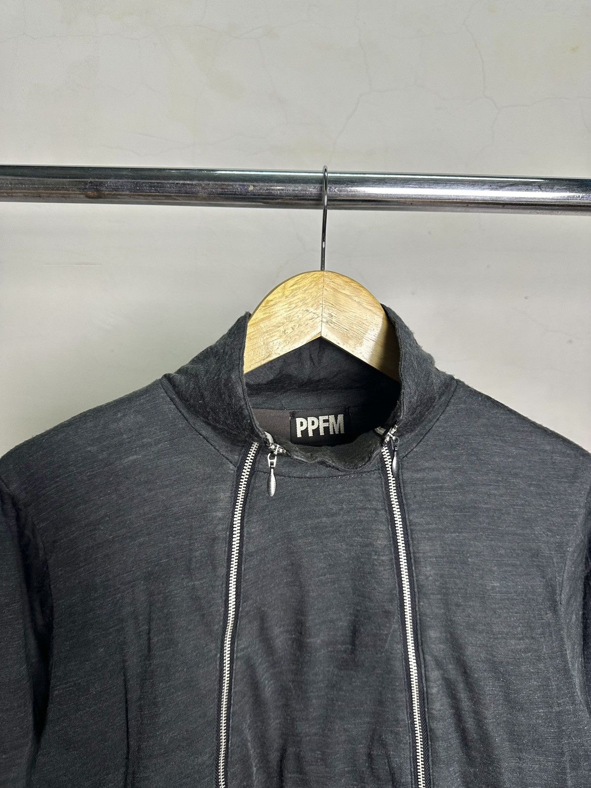 If Six Was Nine PPFM Double Zip Up Punk Asymmetrical Jacket Size US M / EU 48-50 / 2 - 3 Thumbnail