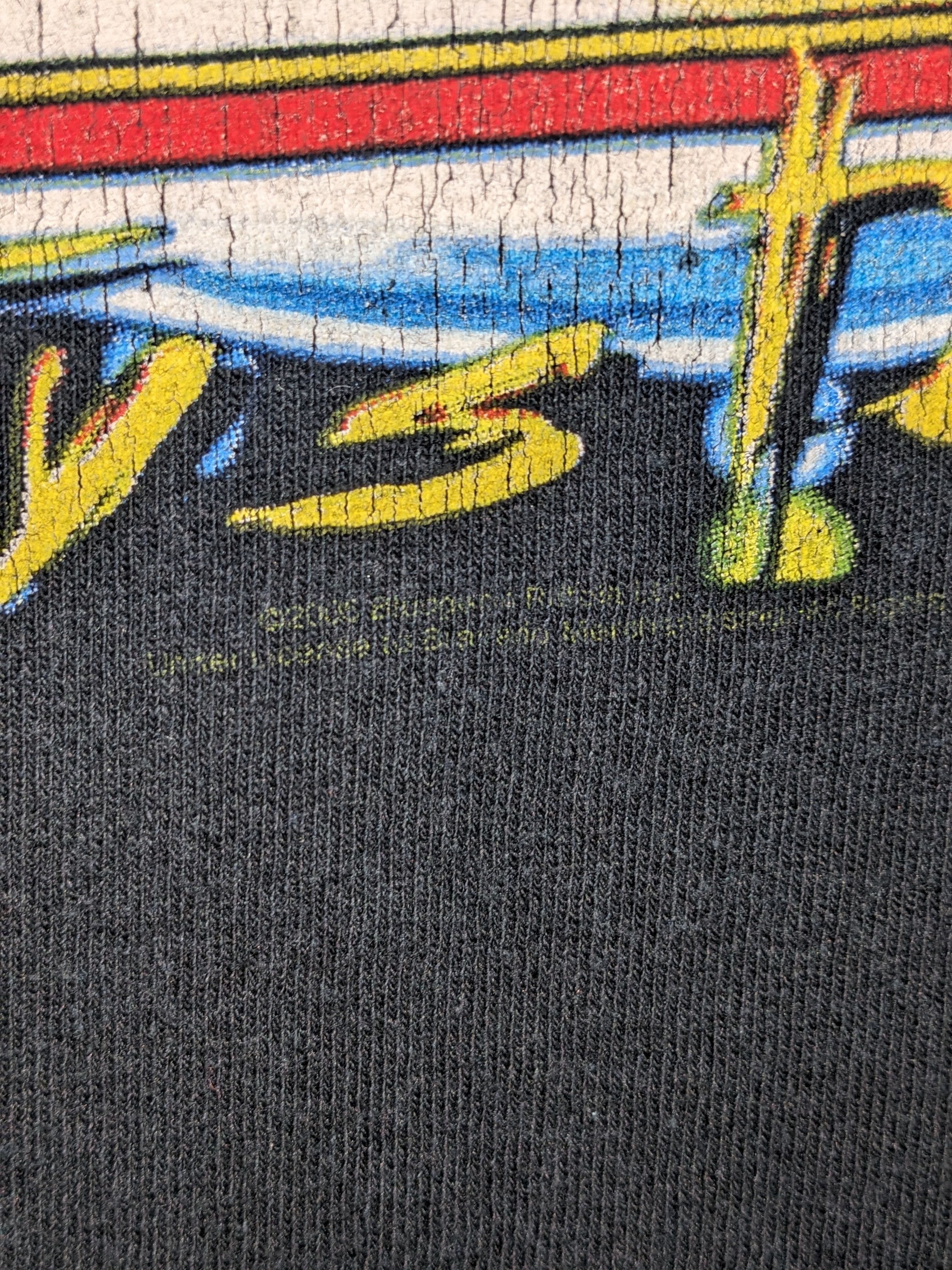 Band Tees × Def Leppard × Vintage Vintage 2006 Def Leppard Hysteria Tour Black X-Large T-Shirt Size US XL / EU 56 / 4 - 4 Thumbnail
