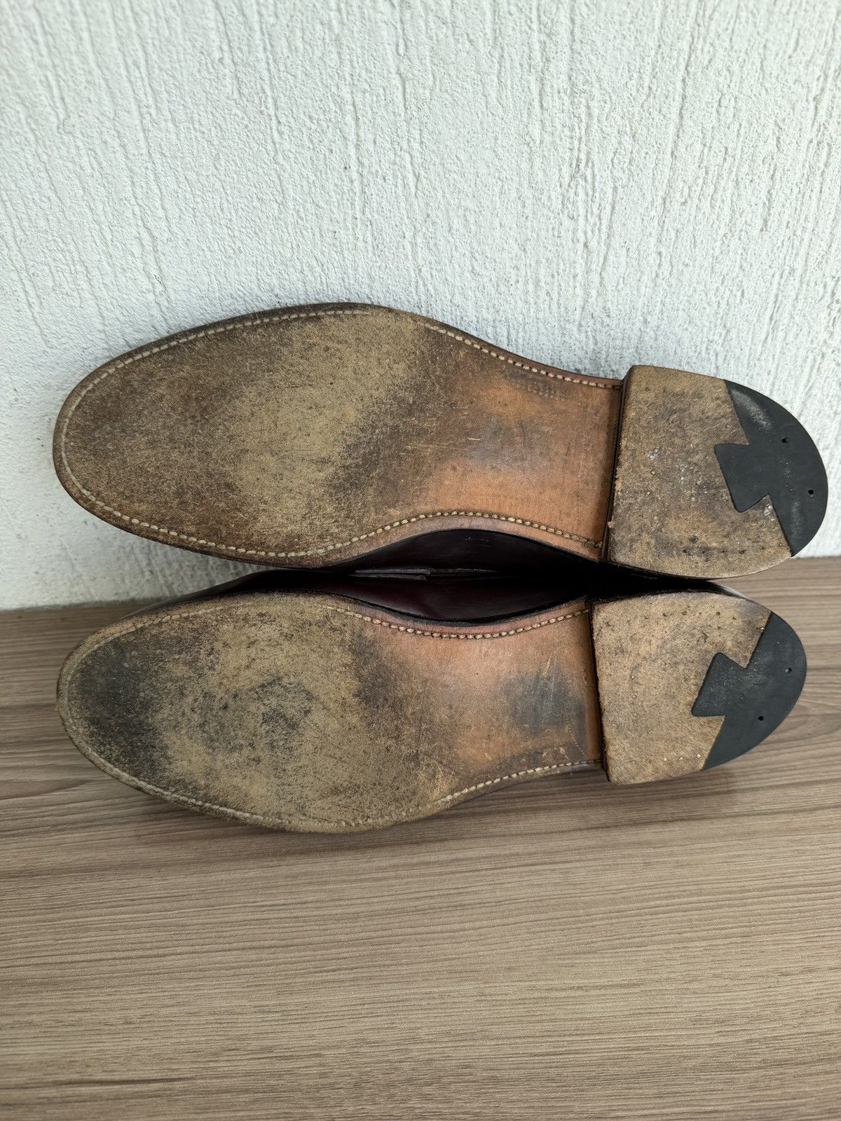 Alden 986 shell cordovan penny loafers Size US 11.5 / EU 44-45 - 18 Thumbnail