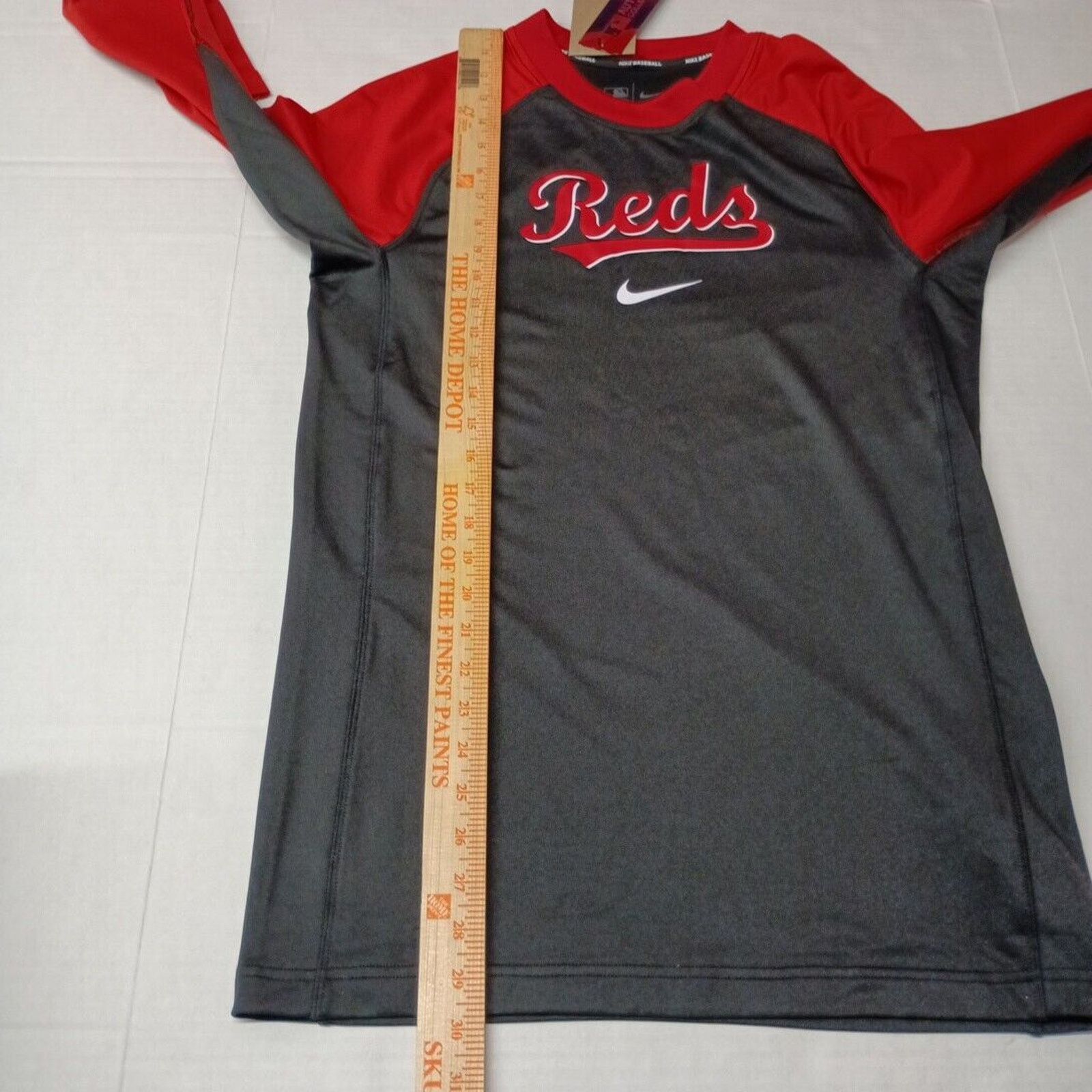 Nike Nike Authentic Collection Cincinnati Reds Raglan Shirt M Size US M / EU 48-50 / 2 - 7 Thumbnail