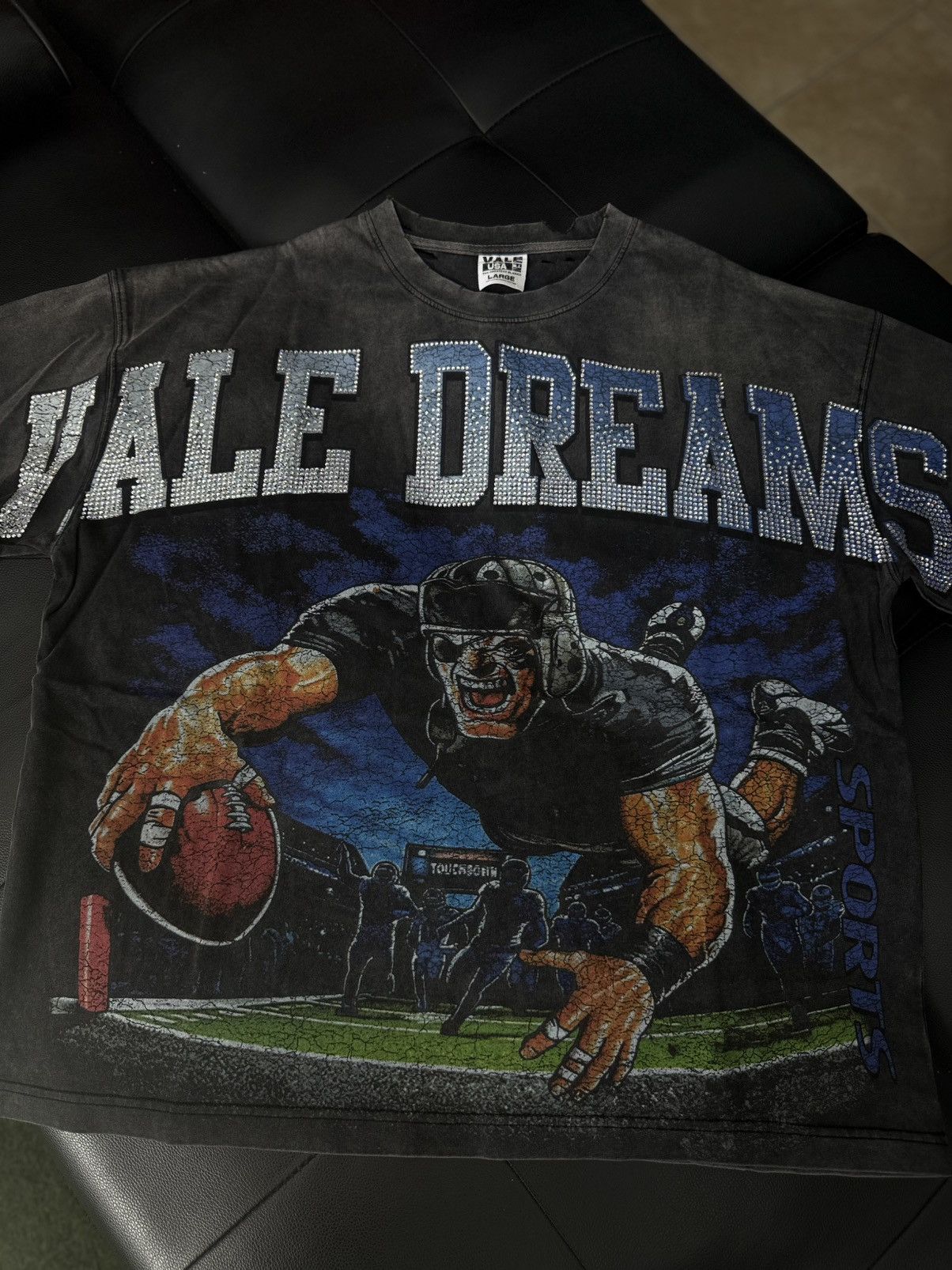 Vale Valley Stone Football Tee Shirt Shiny Size L (NEW) Size US L / EU 52-54 / 3 - 4 Thumbnail