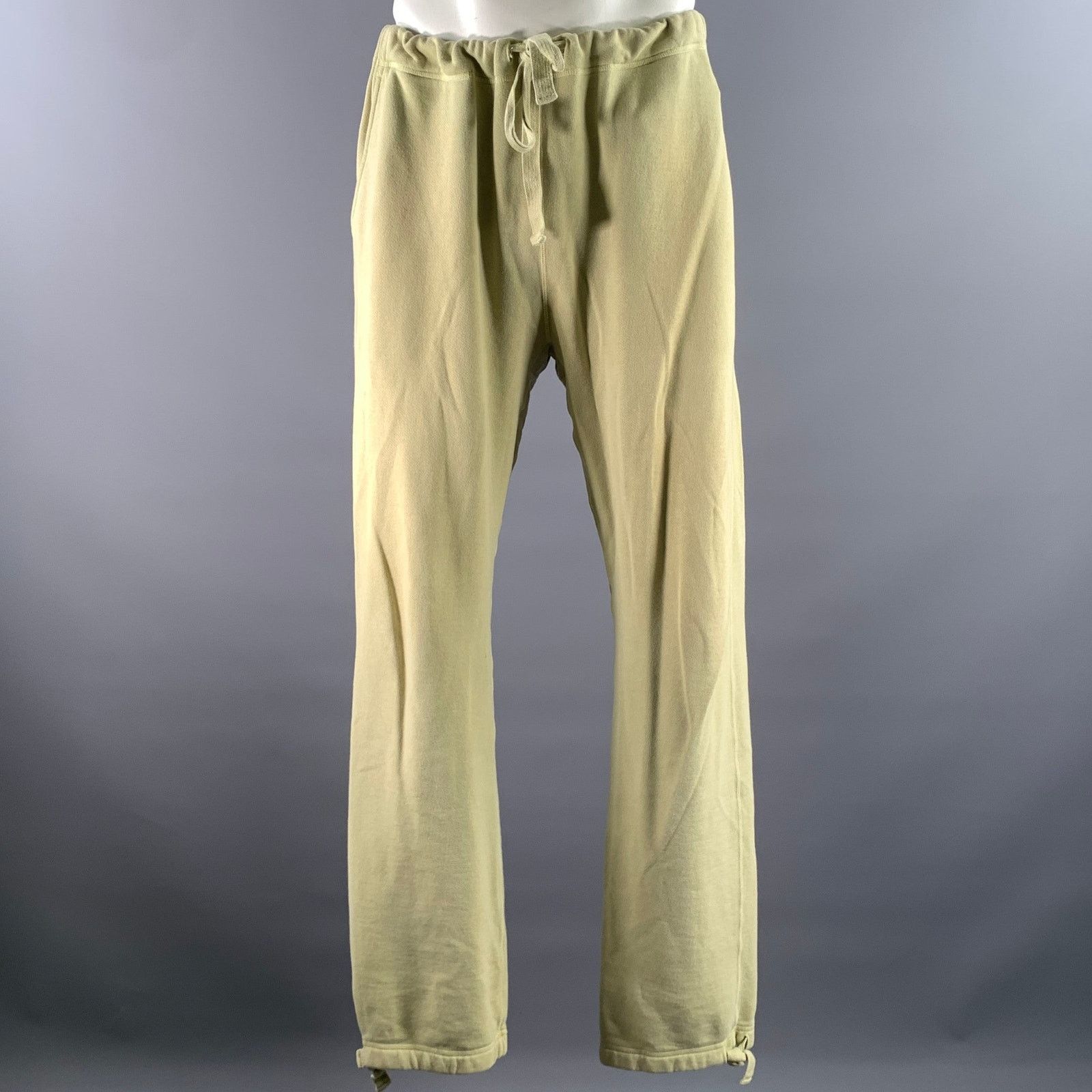 Visvim VISVIM Size M Green Washed Cotton Sweatpants Size US 32 / EU 48 - 1 Thumbnail