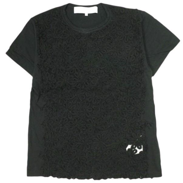 Other Other tao COMME des GARCONS Cotton Jersey×Nylon Tulle Embroidery T-shirt Cotton T-Shirts TN-T005 DUTY FREE for USA Size ONE SIZE - 1 Thumbnail