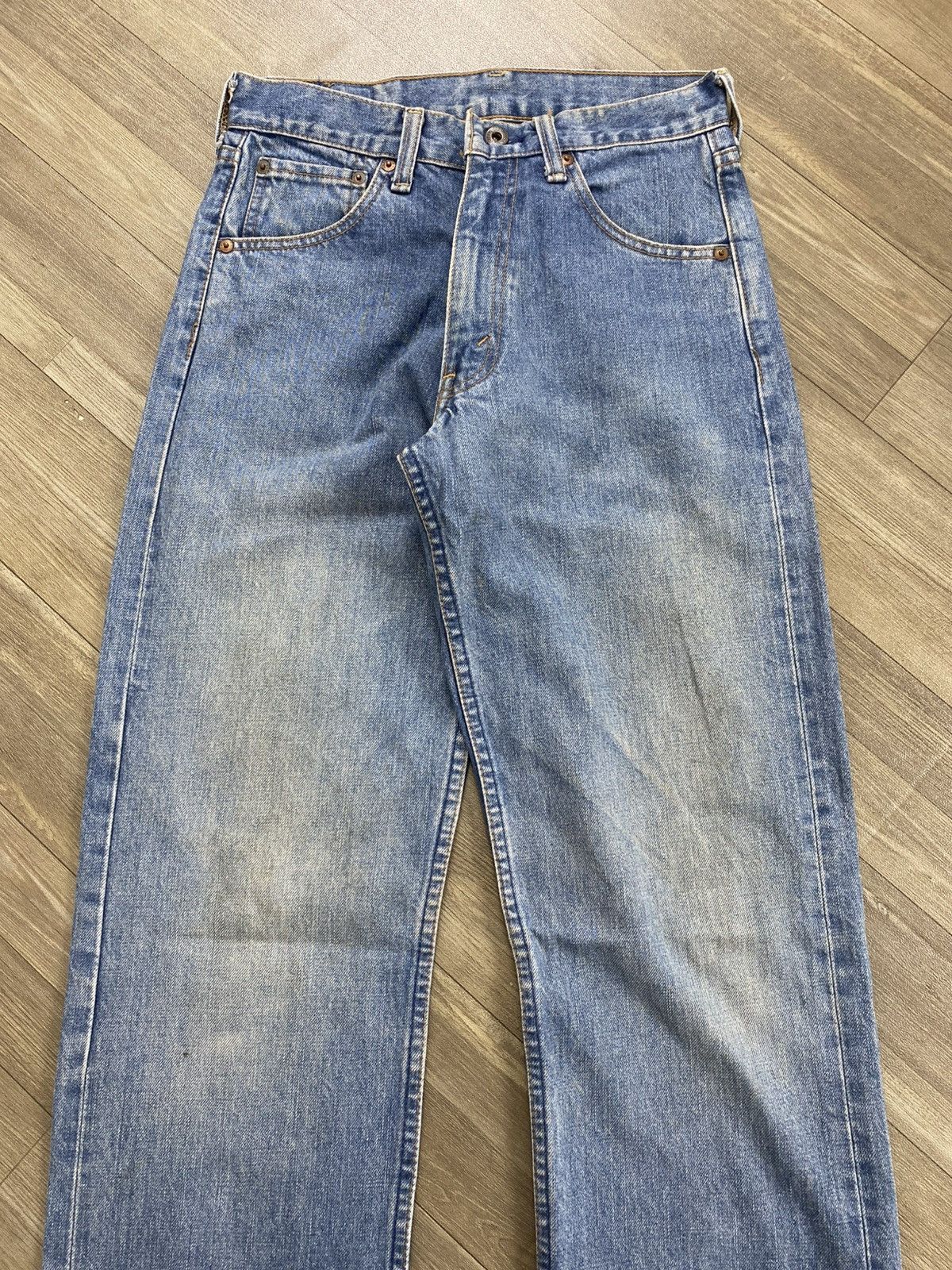 Levi's Vintage Clothing Vintage Levis 503 28x36 Selvedge Straight Fit Blue Jeans Size US 28 / EU 44 - 3 Thumbnail