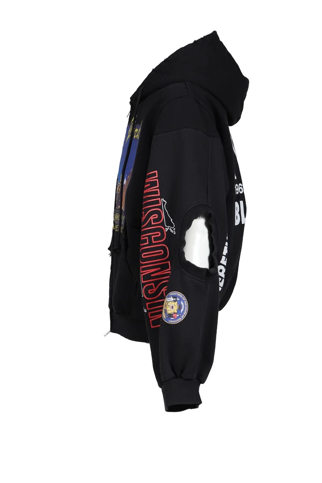 PROJECT G/R Protocol Index RECONSTRUCTED SWEATSHIRTS ZIP HOODIE Size US M / EU 48-50 / 2 - 3 Thumbnail