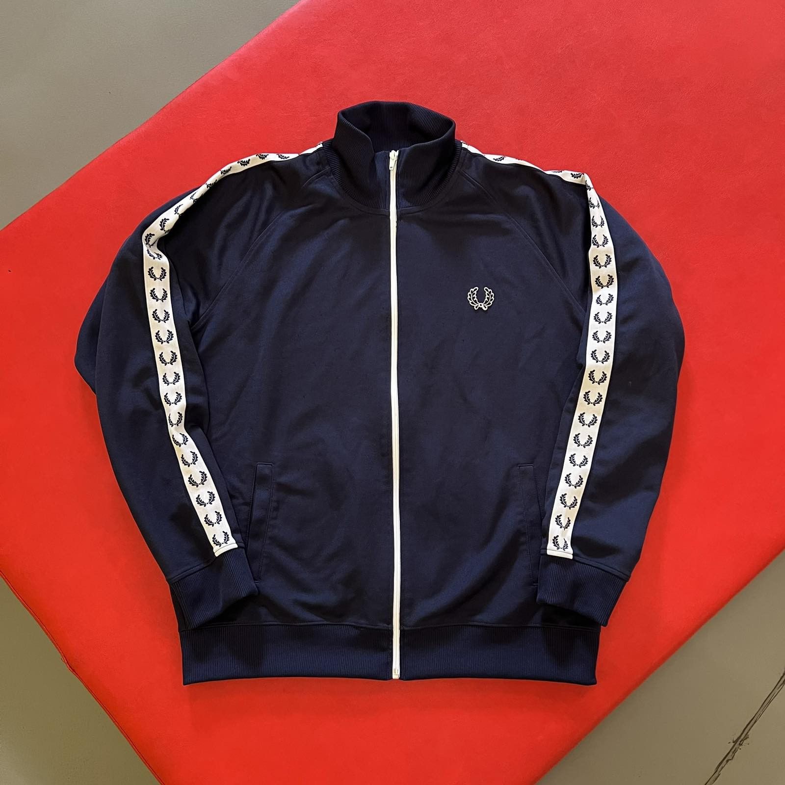Fred Perry Fred Perry Track Blue Jacket Sz XL Size US XL / EU 56 / 4 - 1 Thumbnail