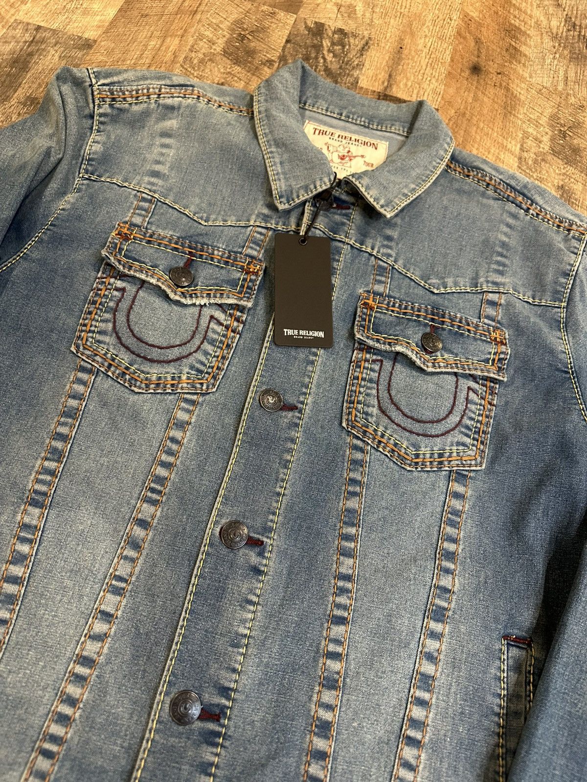 True Religion NEW! True Religion Jimmy Denim Jacket MB3 Big Stitch SZ XXL Size US XXL / EU 58 / 5 - 2 Thumbnail