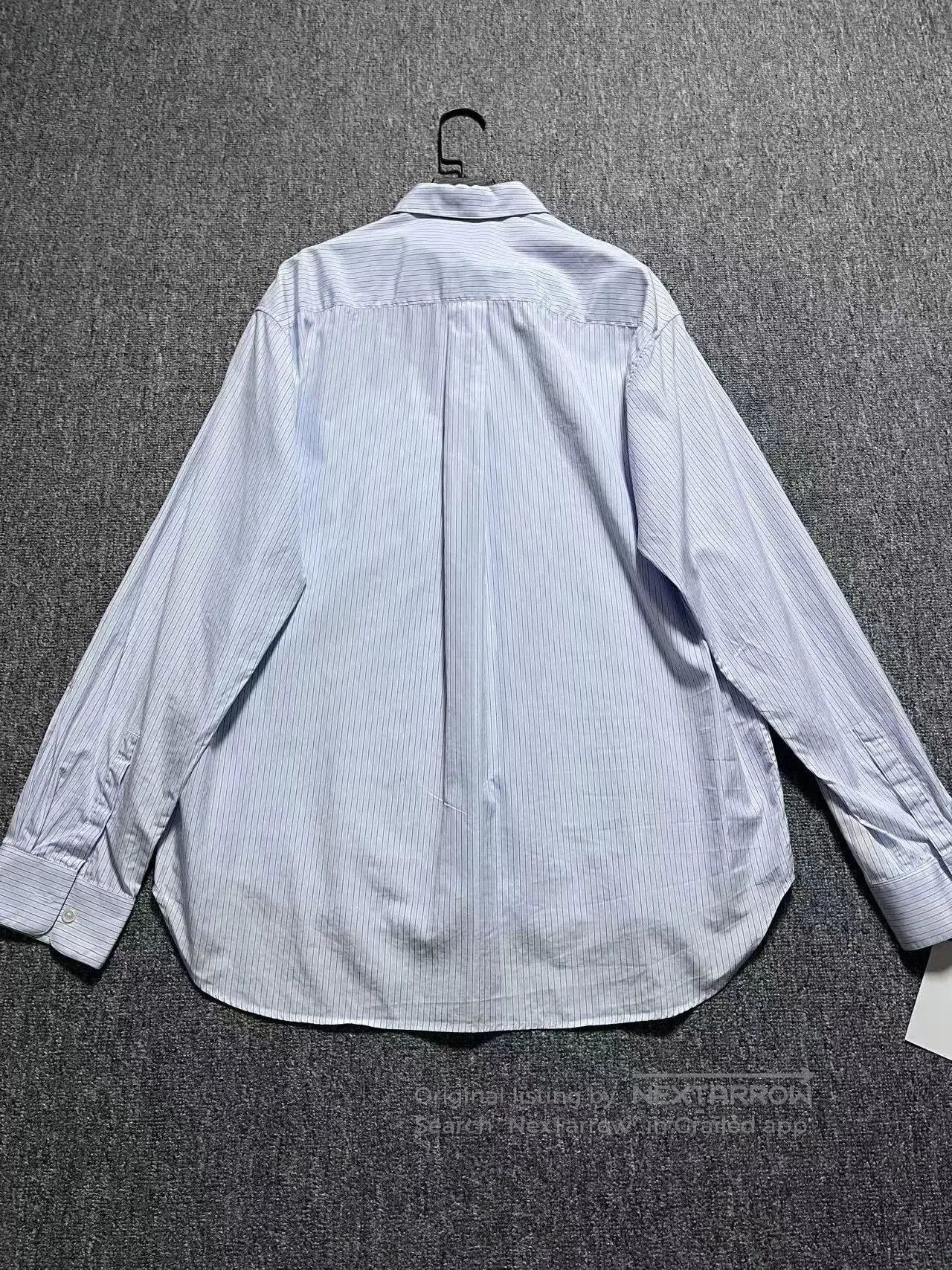 Dior Dior Striped Embroidered Logo Shirt Men. Size US M / EU 48-50 / 2 - 2 Thumbnail