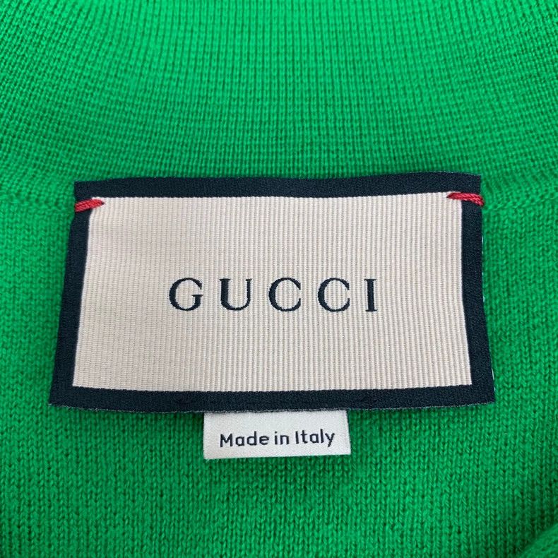 Gucci Gucci Green pocket chain wool single-breasted short-sleeve Size L / US 10 / IT 46 - 5 Thumbnail