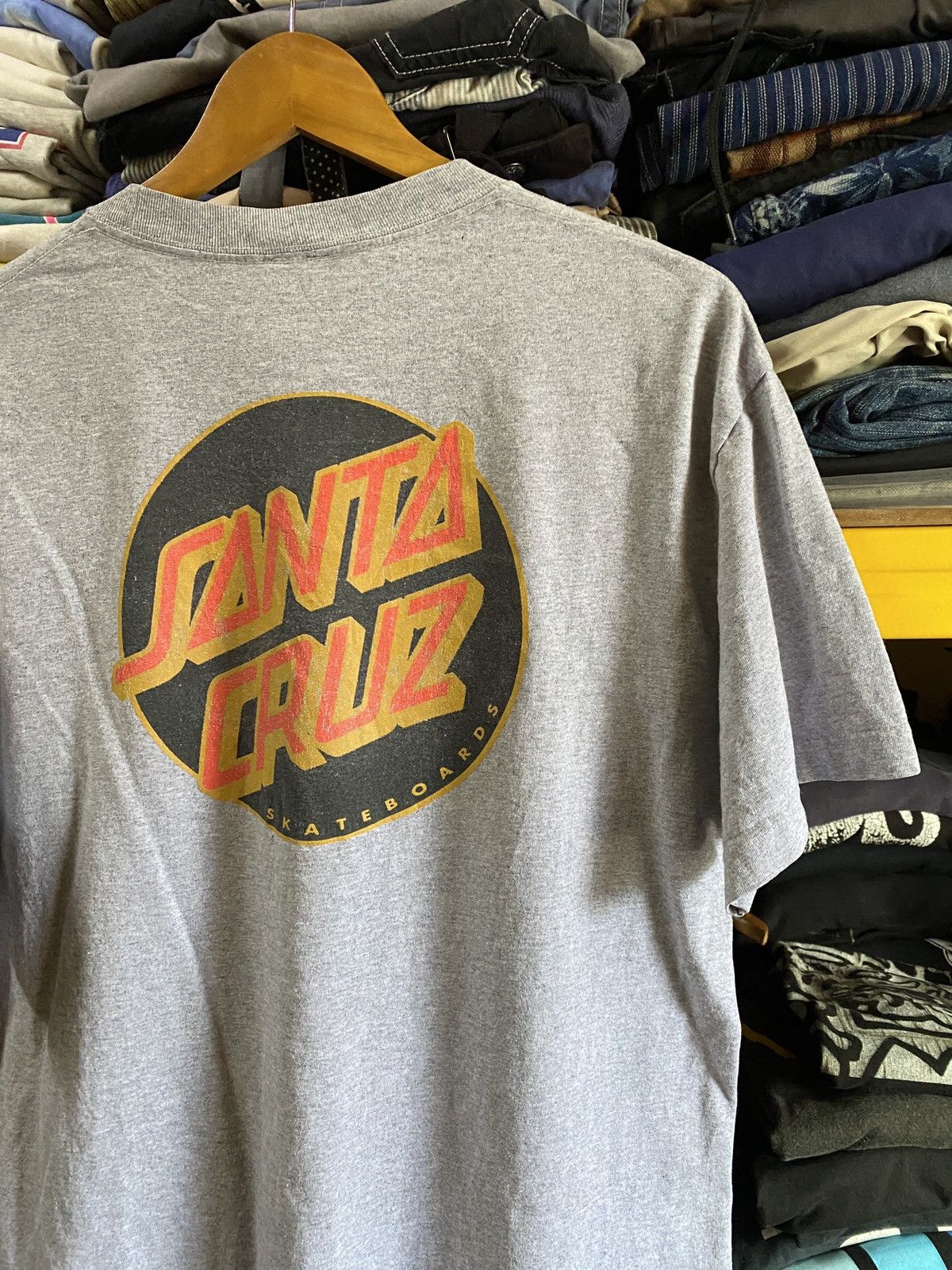 Santa Cruz Skateboards × Vintage Vintage 90s OG Santa Cruz Skateboards big Logo Size US L / EU 52-54 / 3 - 8 Thumbnail