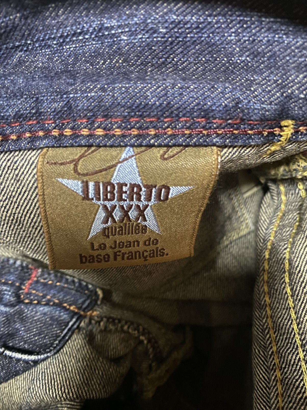 If Six Was Nine Japanese Brand Liberto Xxx Flare Distressed Denim Size US 33 - 13 Thumbnail