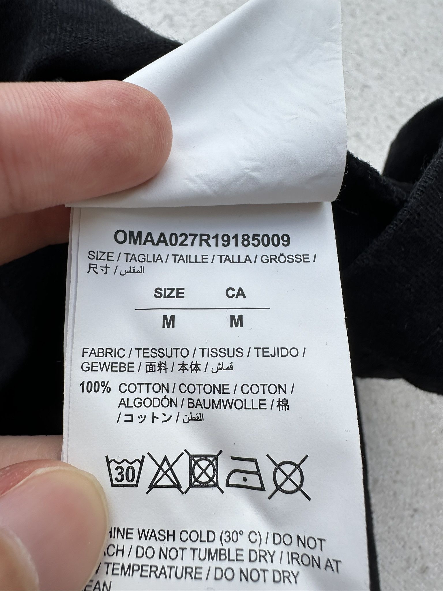 Off-White Off-White T-Shirt Summer 1863 Black Impressionism Logo Size US M / EU 48-50 / 2 - 9 Thumbnail