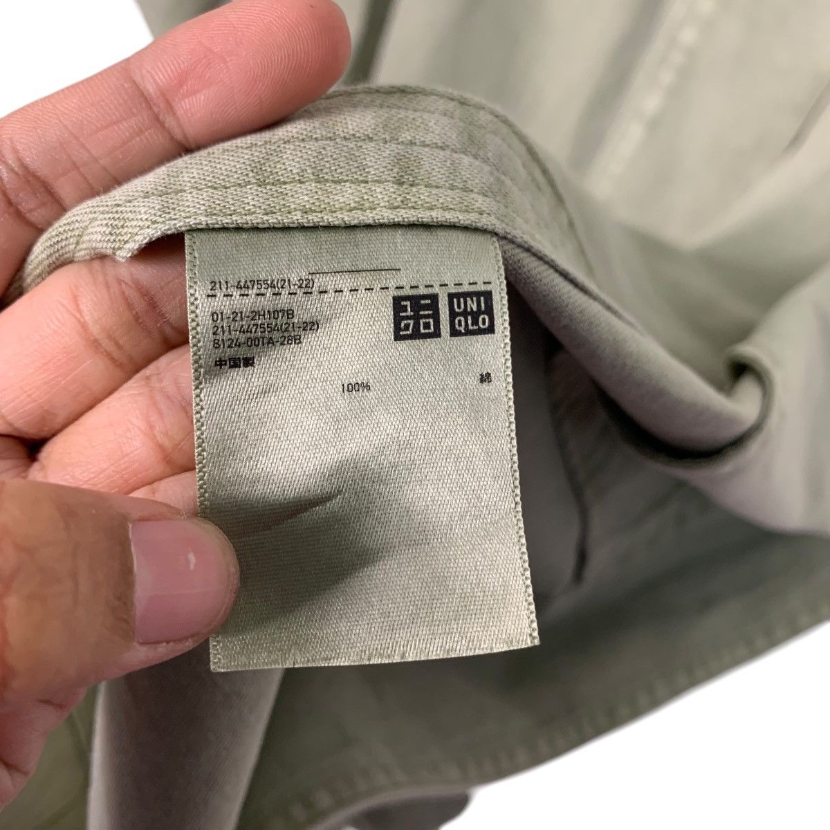 Lemaire × Uniqlo Uniqlo X LEMAIRE Faded Green Long Coat Jacket #2729-C123 Size US L / EU 52-54 / 3 - 17 Thumbnail