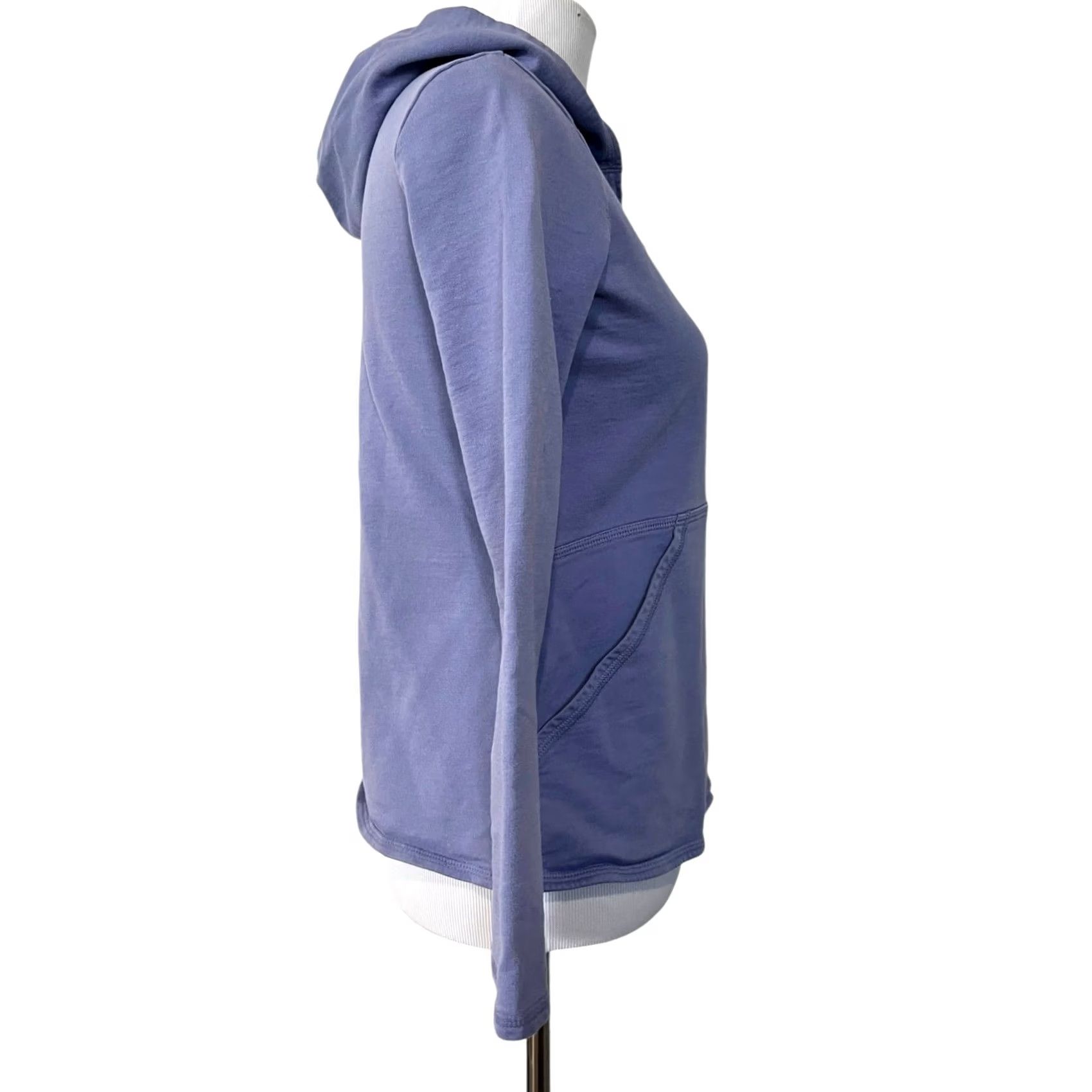 J. Jill J Jill Hoodie 1/2 Zip Pullover Light Purple Kangaroo Pockets 100% Cotton XS Shirt Womens Pullover Zip Purple 100% Cotton XS Kangaroo Pockets 90s? Size XS / US 0-2 / IT 36-38 - 6 Thumbnail