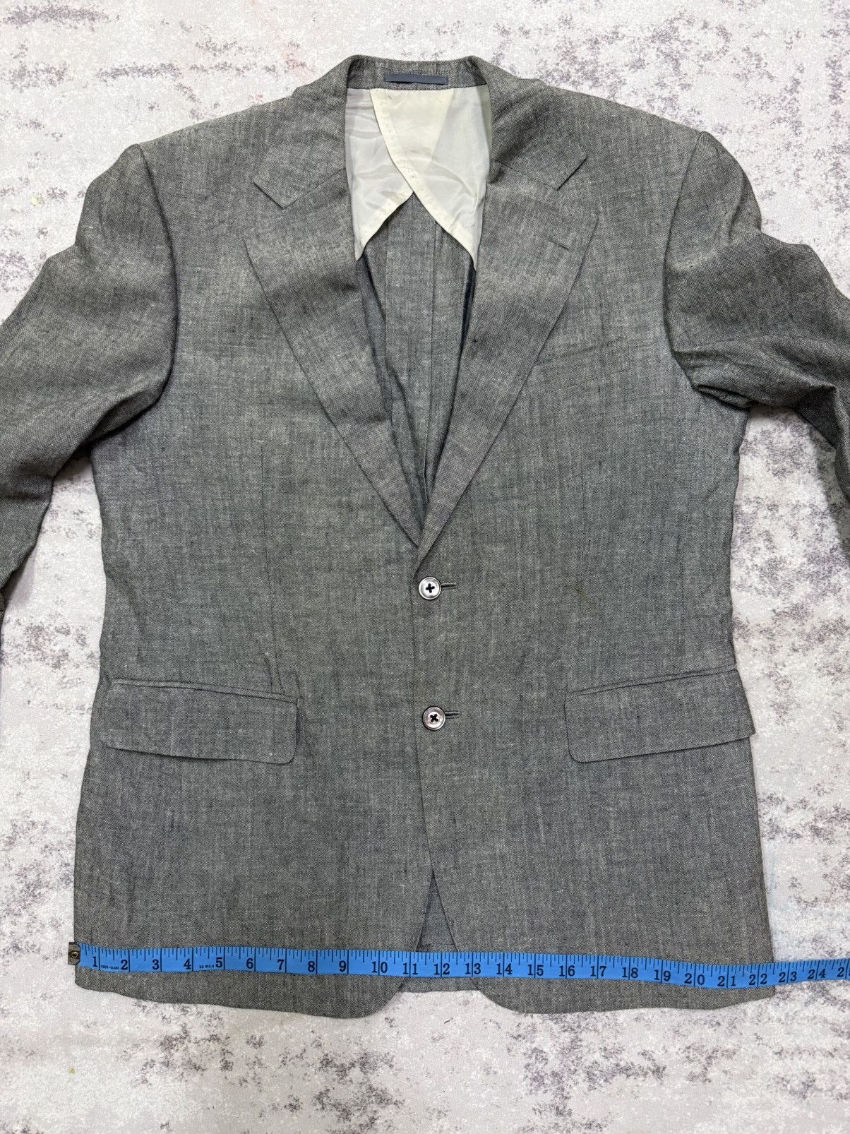 Burberry Burberry London Linen Blazer Size US M / EU 48-50 / 2 - 17 Thumbnail