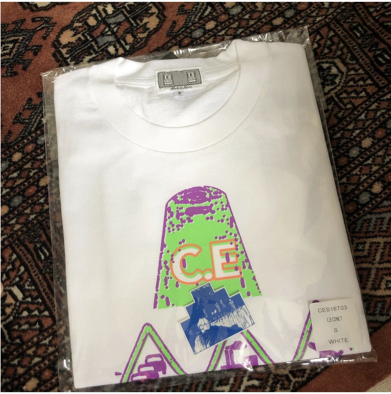 Cav Empt Cav Empt C.E. cone tee shirt White S/S 19 T-shirt Size US S / EU 44-46 / 1 - 2 Thumbnail