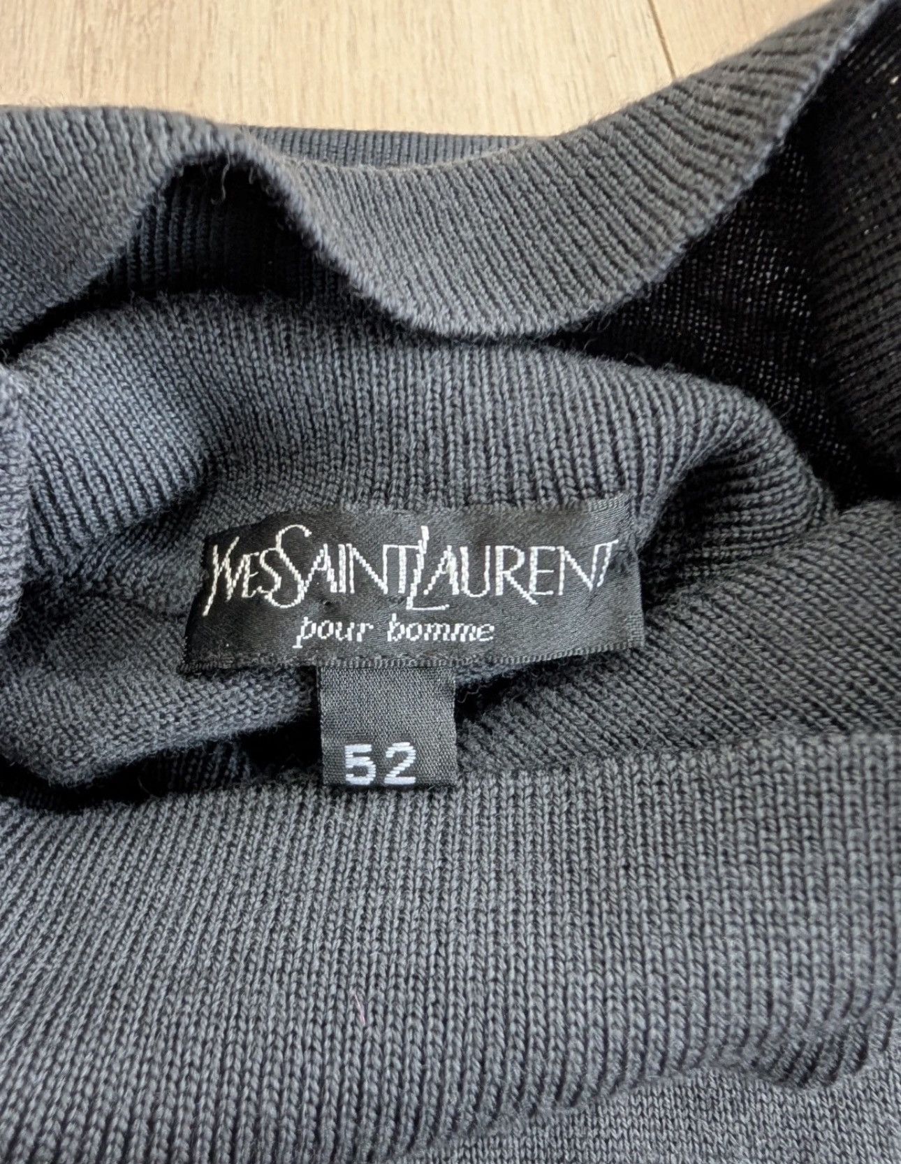 Yves Saint Laurent Vintage 90s YSL Yves Saint Laurent Wool Turtleneck Sweater Size US L / EU 52-54 / 3 - 2 Thumbnail