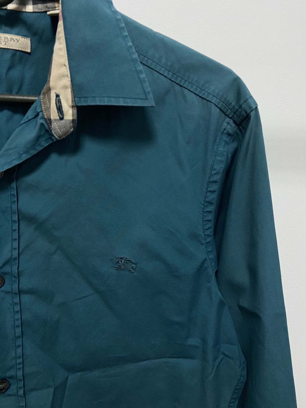 Burberry × Vintage Burberry Vintage Button Ups Classic Nova Check Small Logo Size US S / EU 44-46 / 1 - 6 Thumbnail