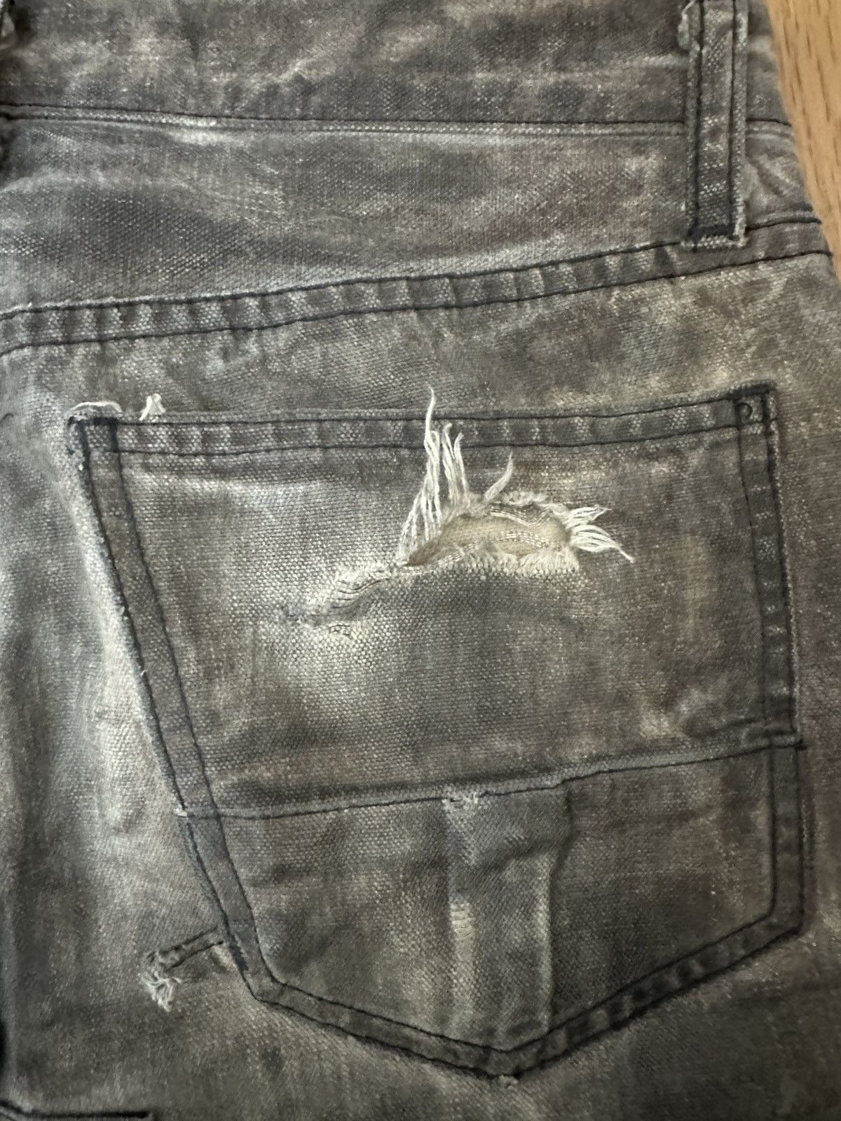 Rick Owens Rick Owens SLAB Burnt Denim Size US 28 / EU 44 - 6 Thumbnail