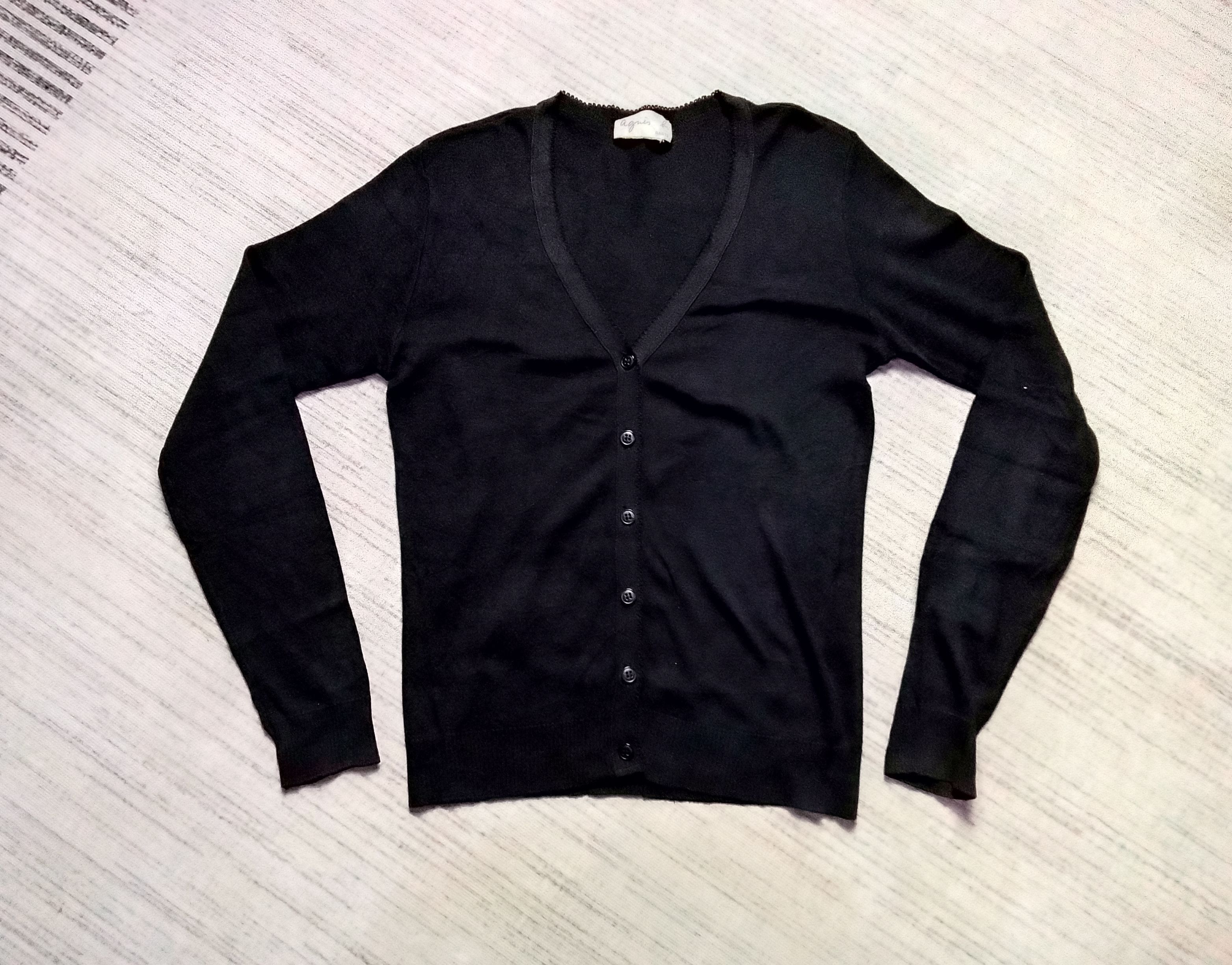 Agnes B. × Vintage Vintage agnes b cardigan sweater black