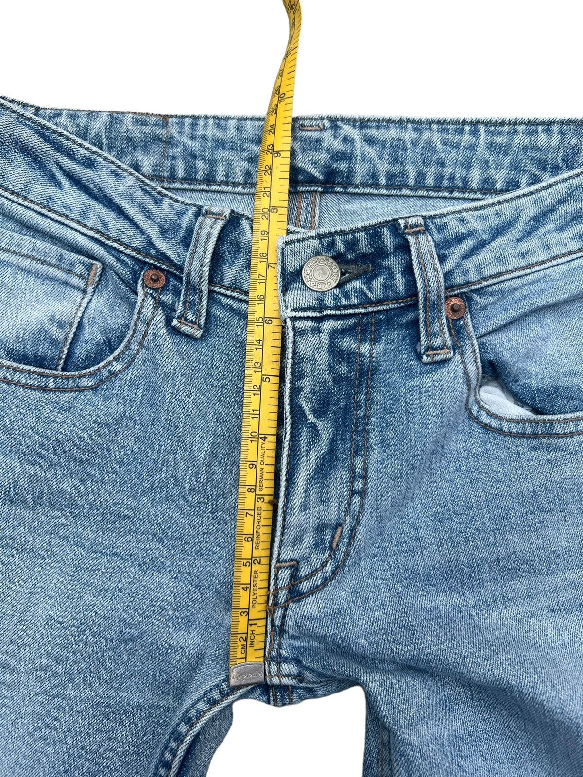 Blue Blue Japan HR Market Blue Blue Japan Lowrise Flare Denim Jeans 28x32.5 Size 28" / US 6 / IT 42 - 13 Thumbnail