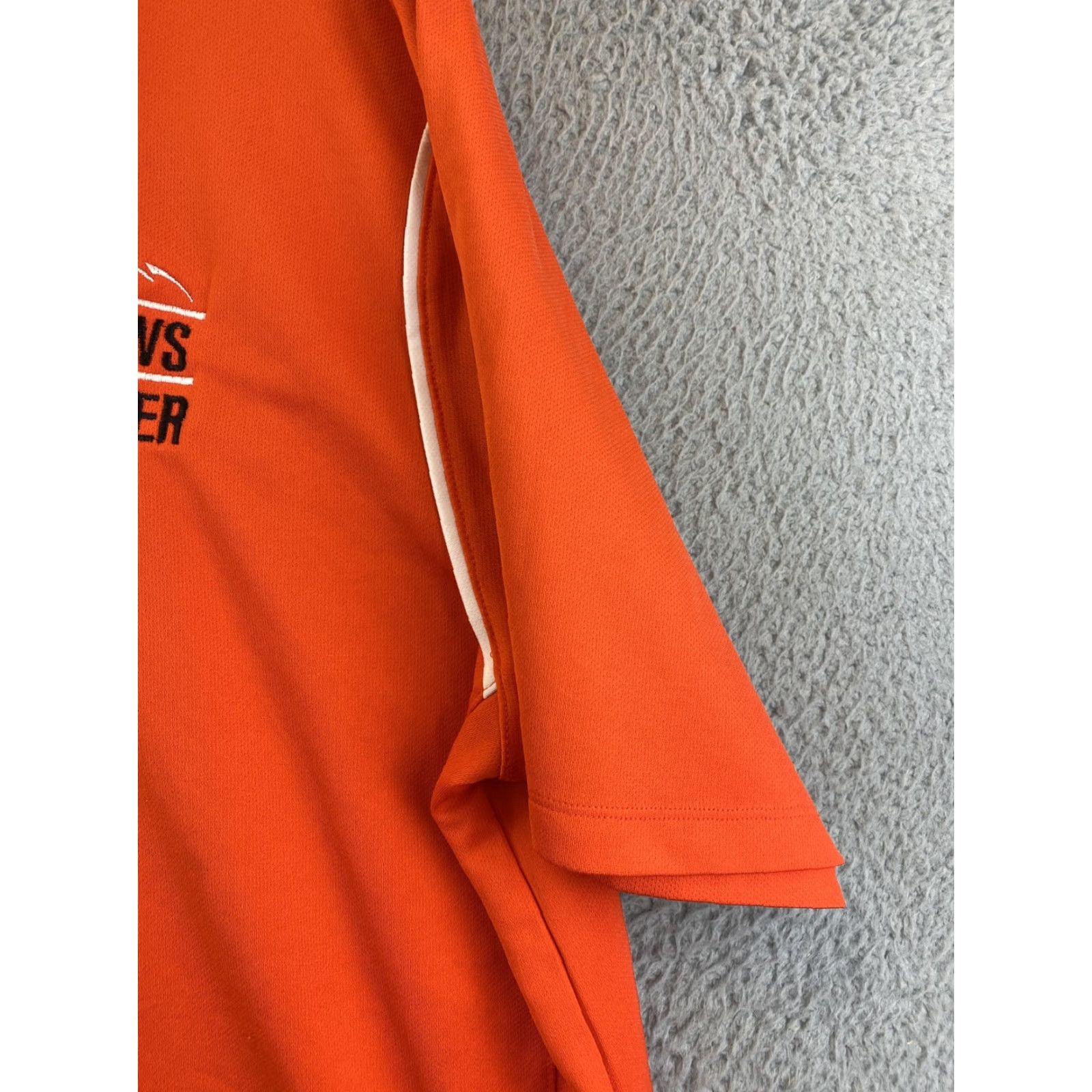 Nike Nike Tour Performance Polo Shirt Men XL Golf Drifit 75-42 Orange Logo Button Collared Short Sleeve Size US XL / EU 56 / 4 - 3 Thumbnail