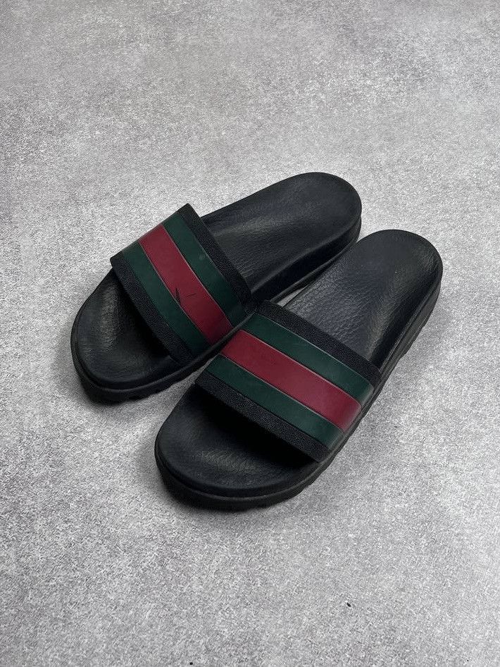 Vintage Gucci GG Slides Rare US9