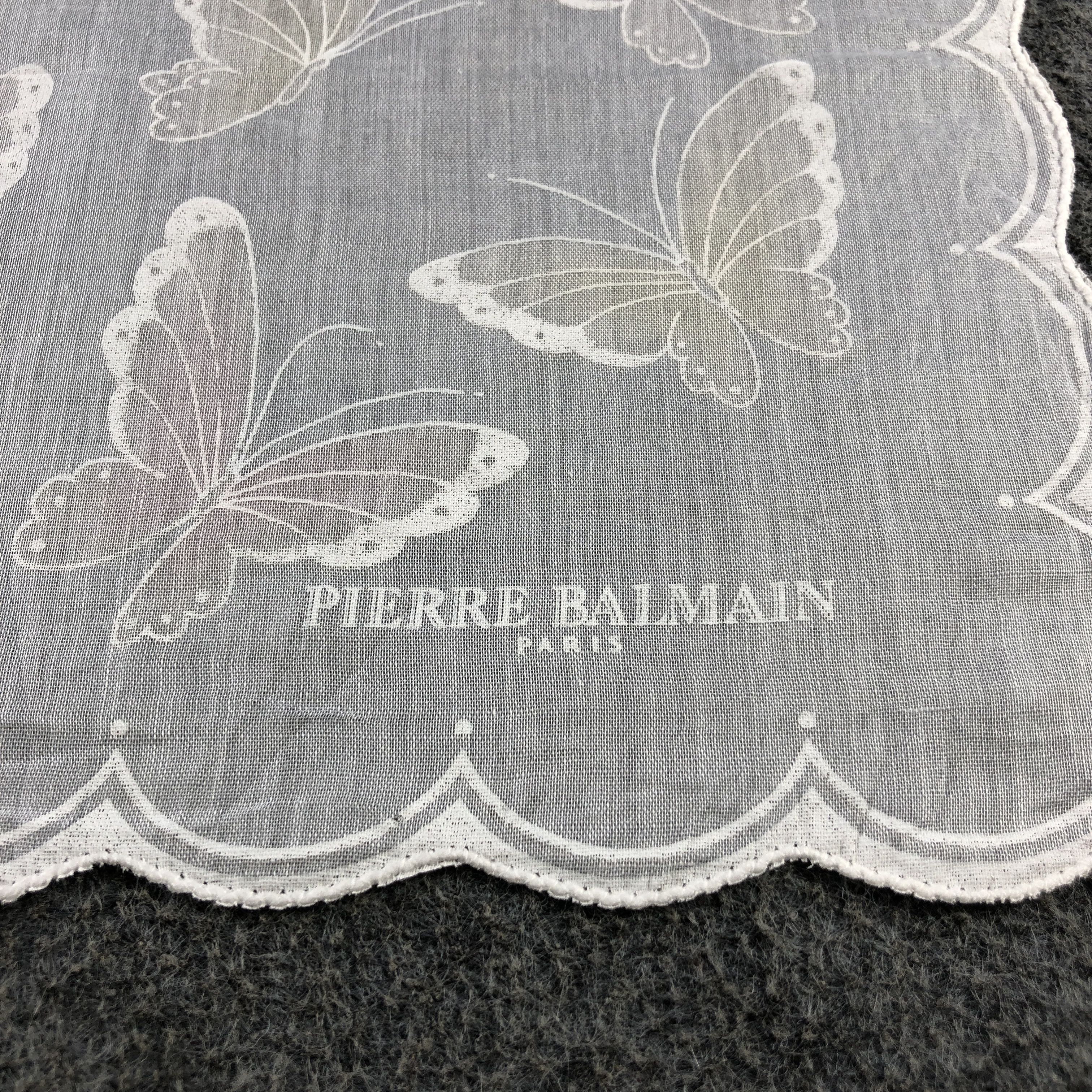 Pierre Balmain × Vintage Pierre Balmain Handkerchief Neckerchief Bandana H2381 Size ONE SIZE - 4 Thumbnail