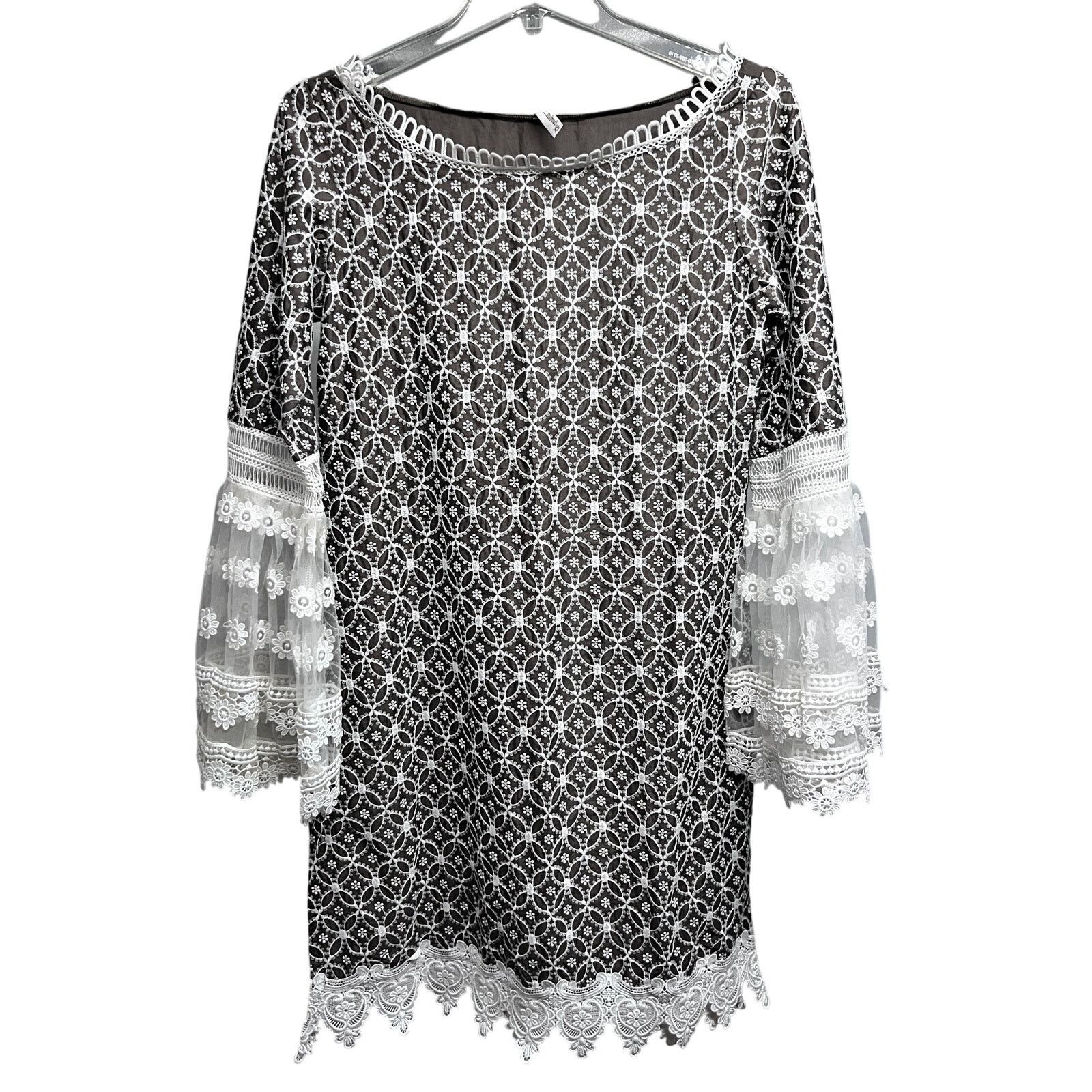 Vintage MUL MUL Vintage Boho Lace Slip On Midi Pullover Dress XS Size XS / US 0-2 / IT 36-38 - 2 Thumbnail