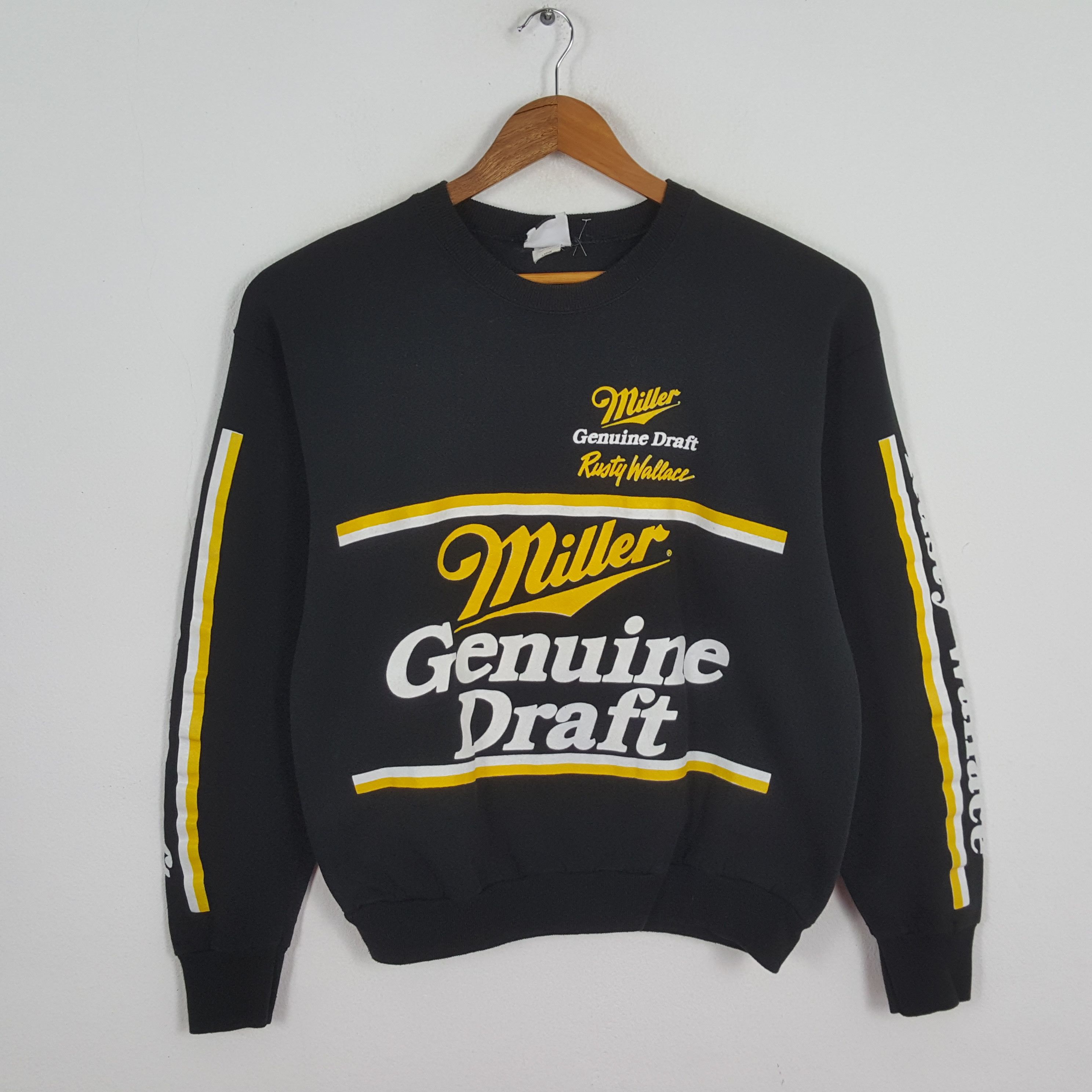 Lee × Vintage Vintage 90's Miller RUSTY WALLACE LEE Promo Sweatshirts Size US M / EU 48-50 / 2 - 1 Thumbnail
