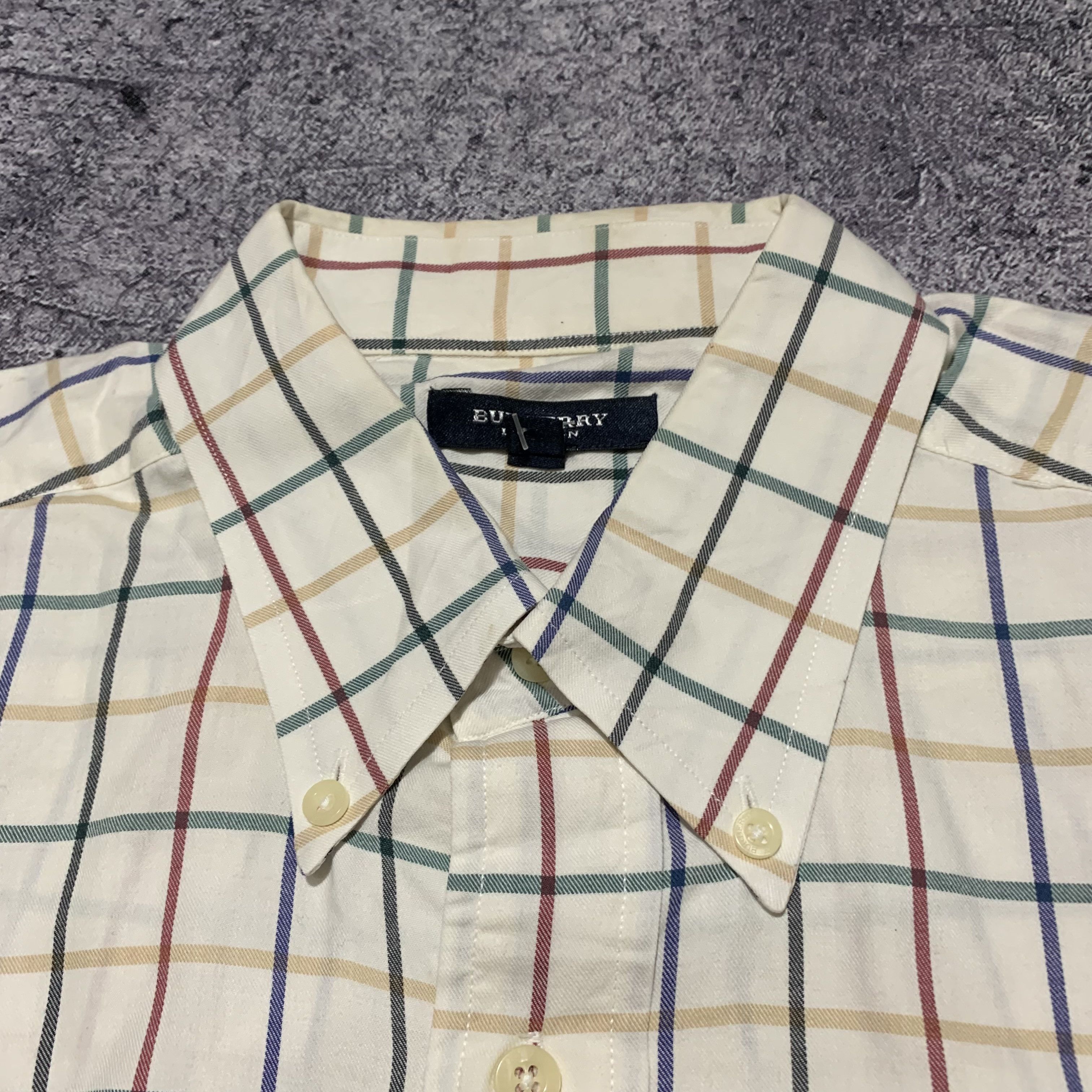 Burberry 2000s Burberry Plaid Pocket Button Shirt Size US M / EU 48-50 / 2 - 4 Thumbnail