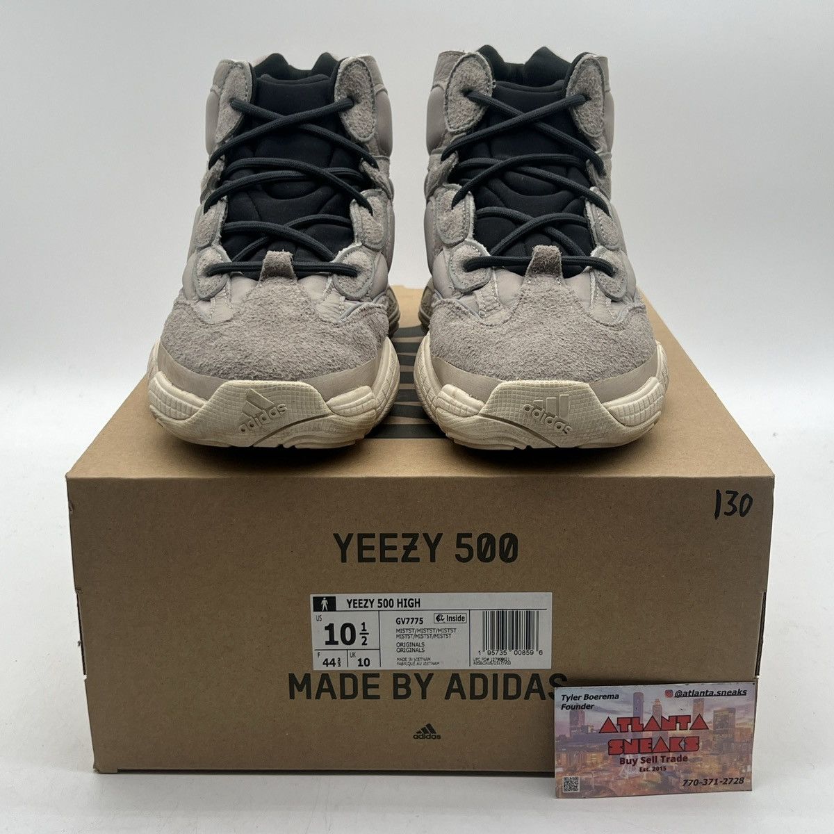 Adidas Yeezy 500 high mist stone Size US 10.5 / EU 43-44 - 2 Thumbnail
