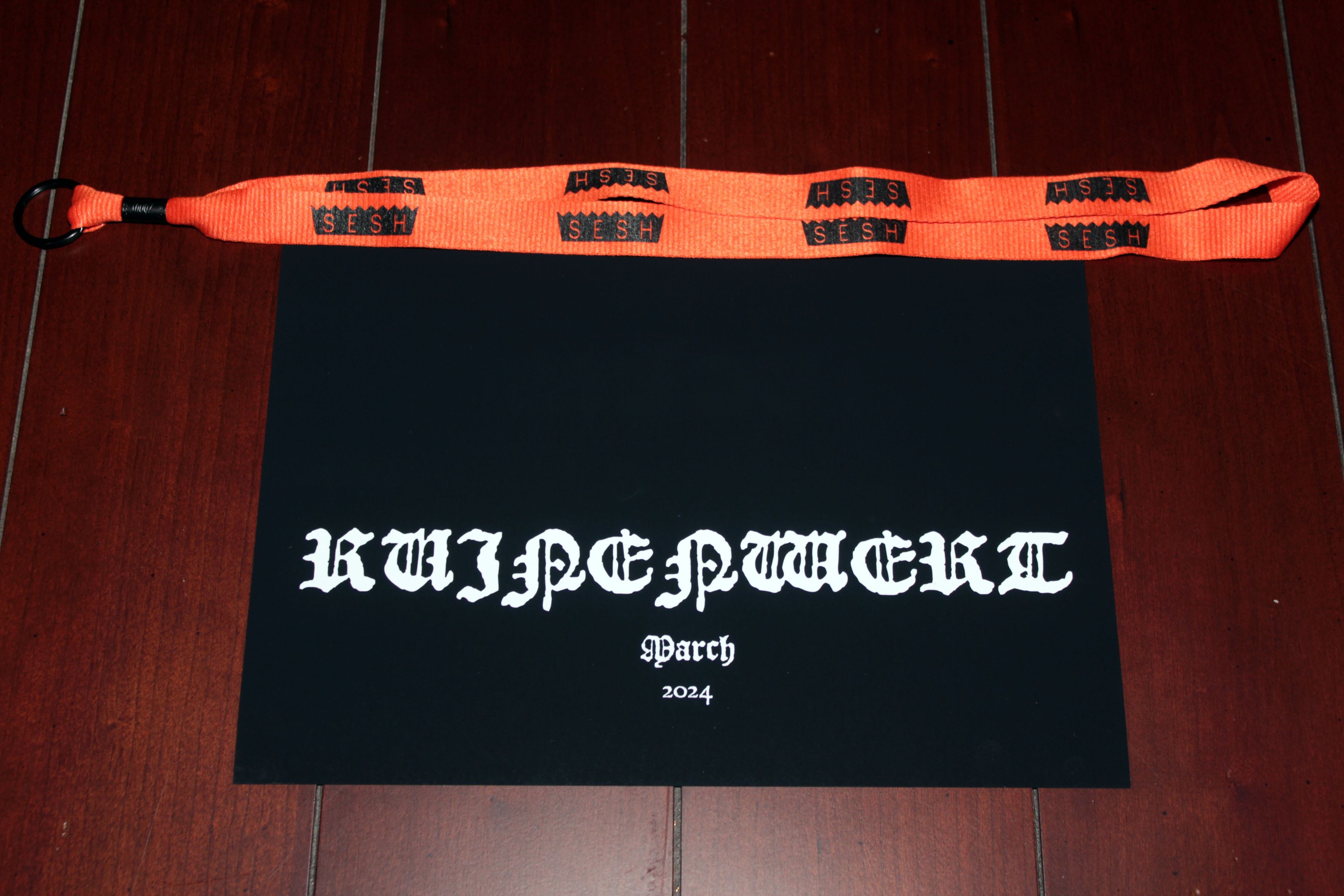 Bones TeamSESH Orange Lanyard Size ONE SIZE - 8 Thumbnail